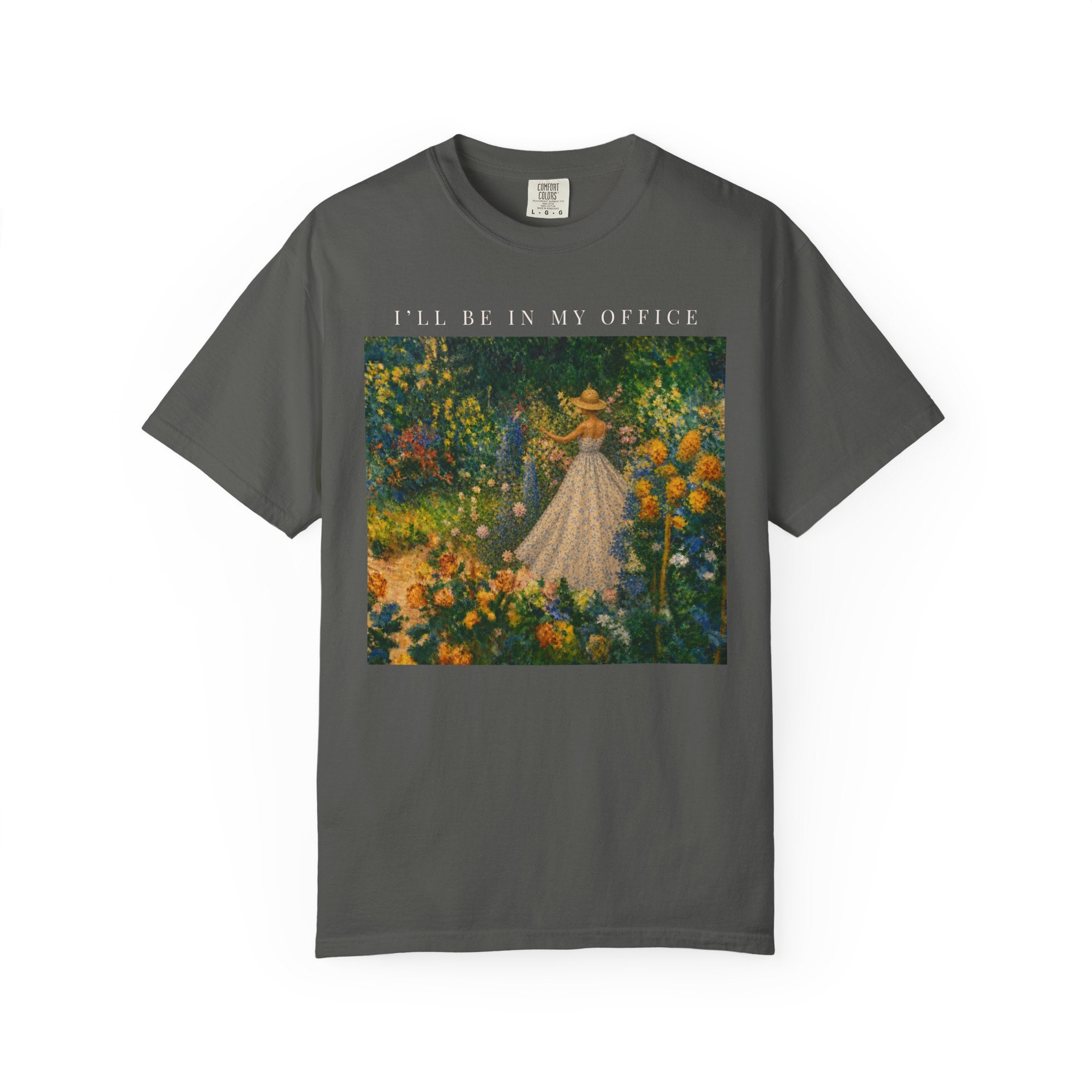 I'll Be In My Office Garden T-Shirt Ivory