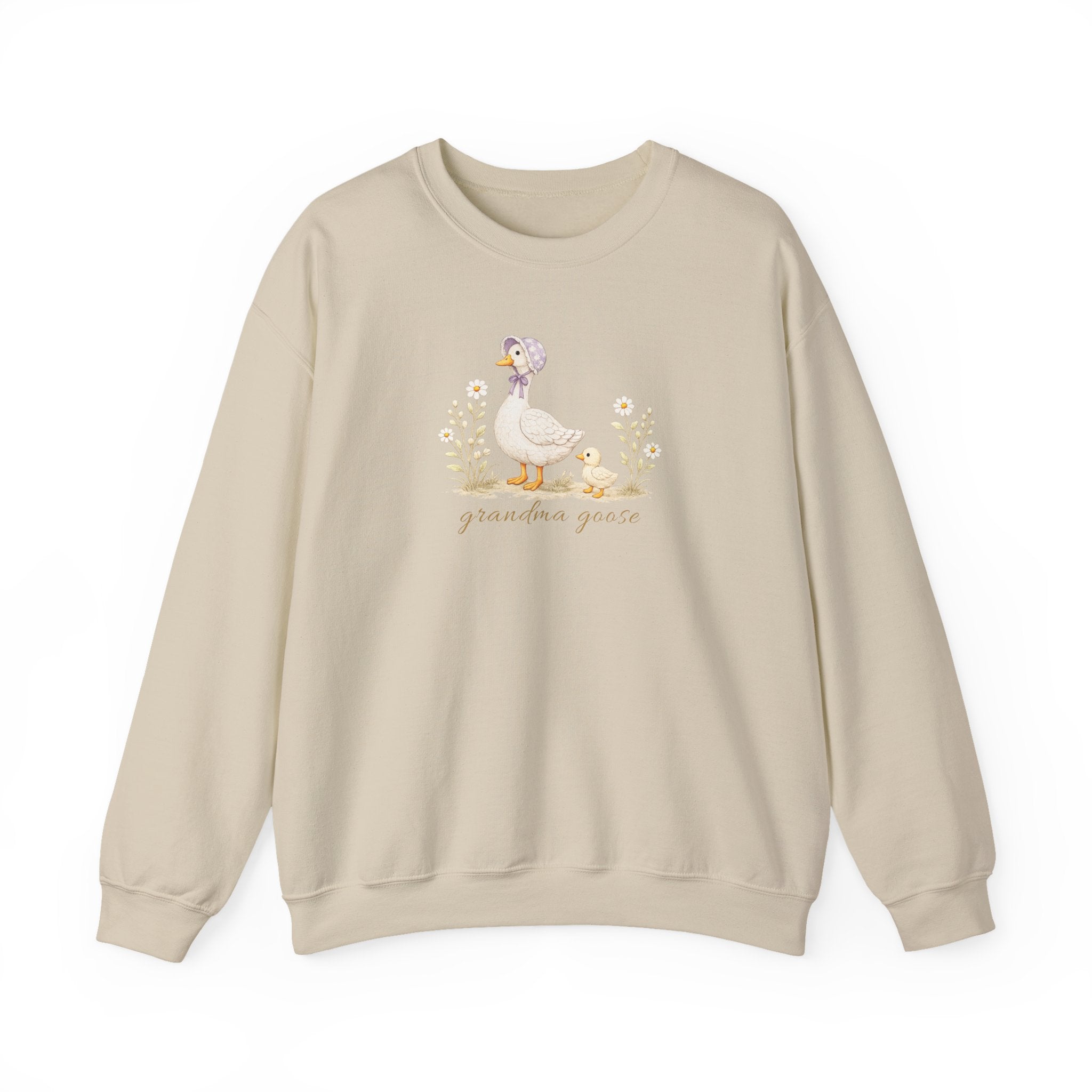 Grandma goose Crewneck Sweatshirt- 1 Chick
