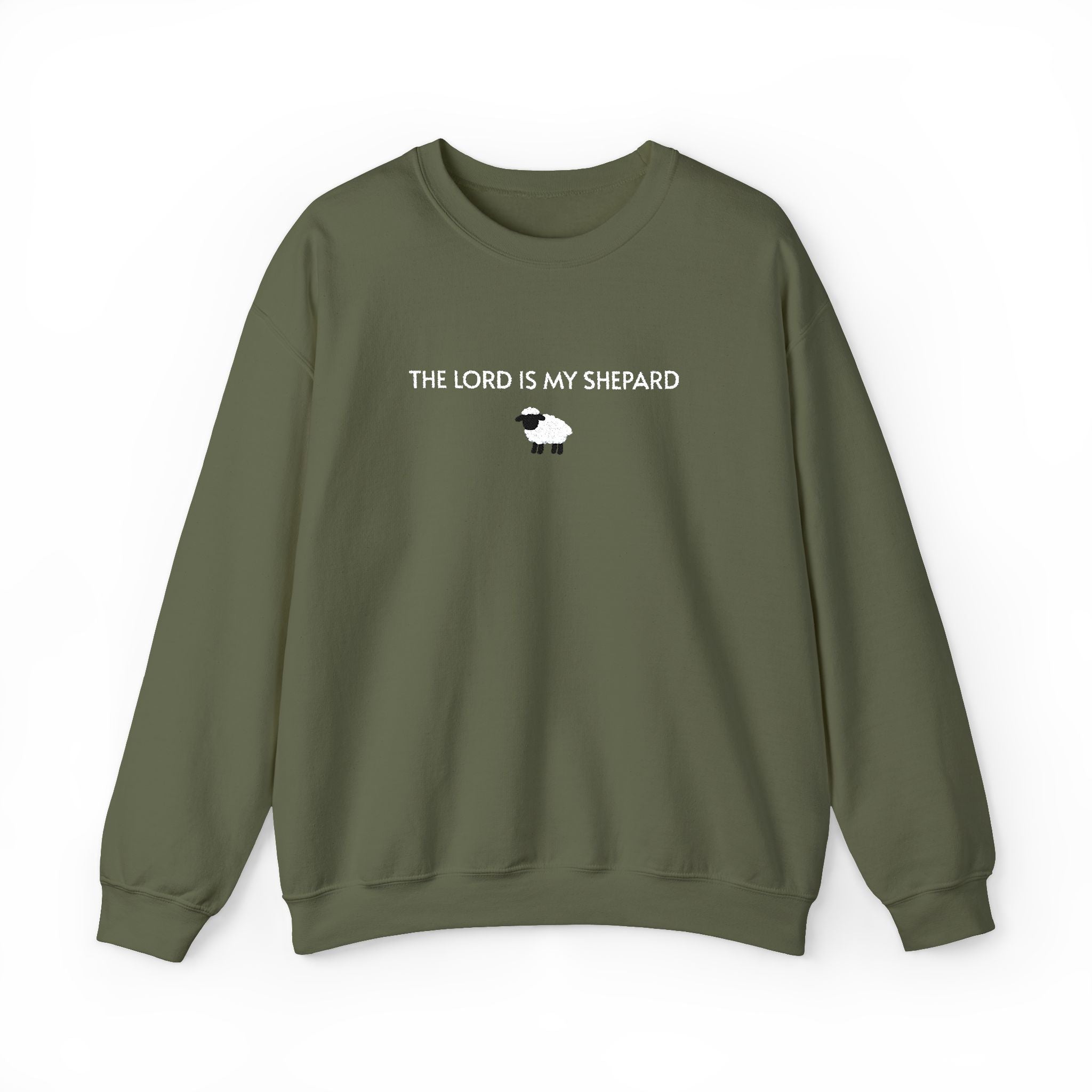Embroidered The Lord Is My Shepard Sweatshirt