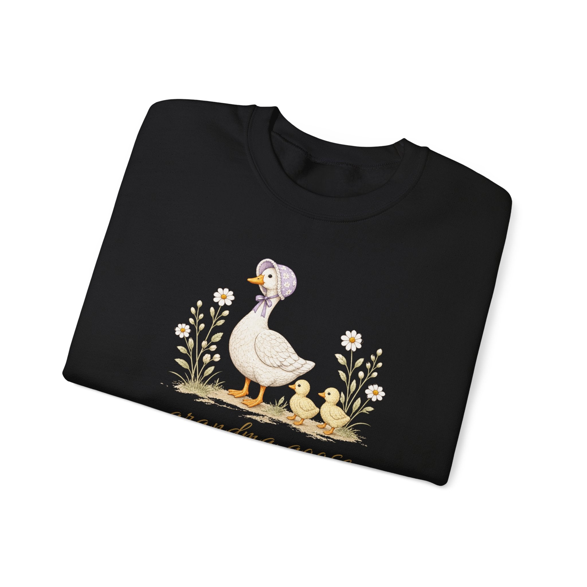 Grandma goose Crewneck Sweatshirt- 2 Chicks