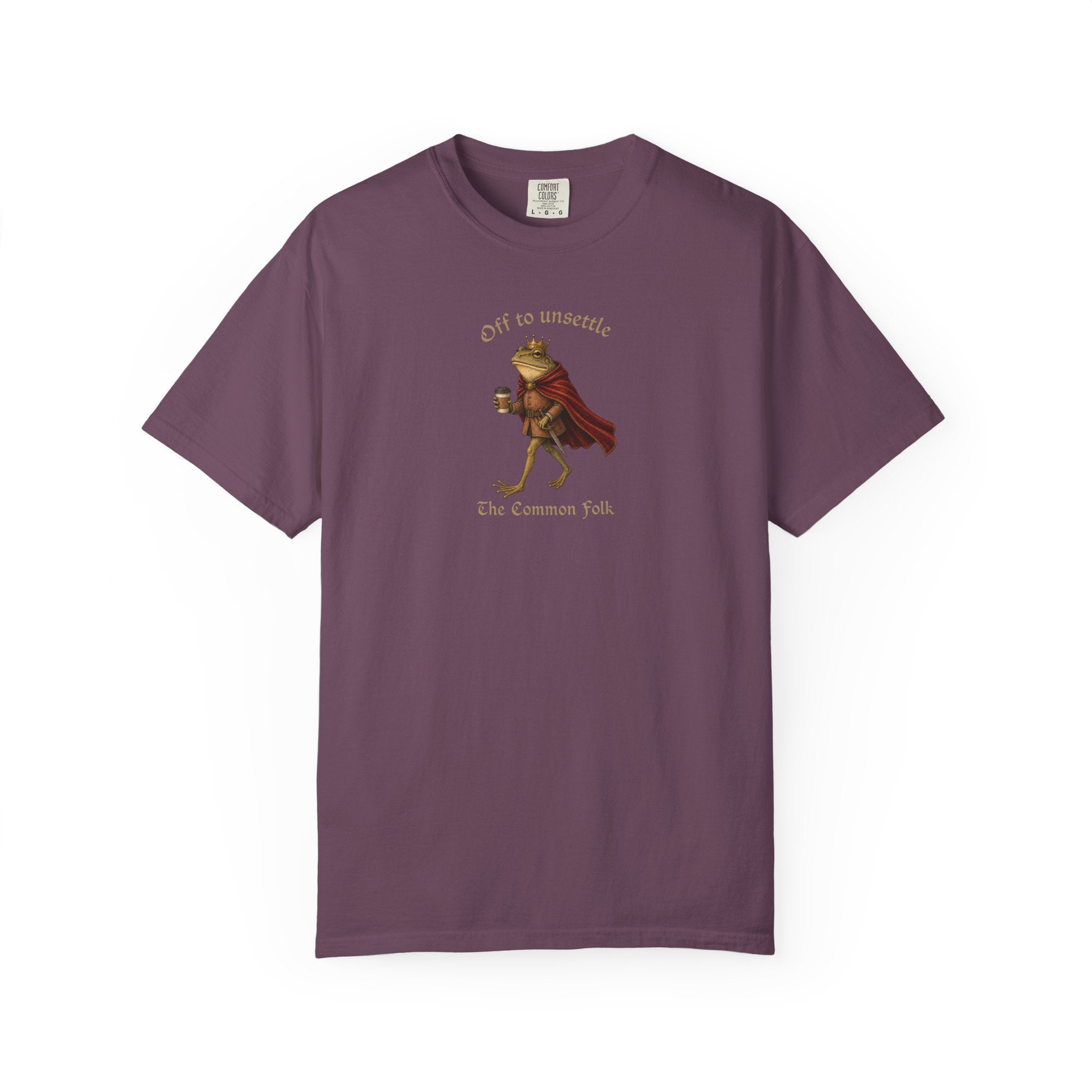 Off to Unsettle the Common Folk Frog Graphic T-Shirt