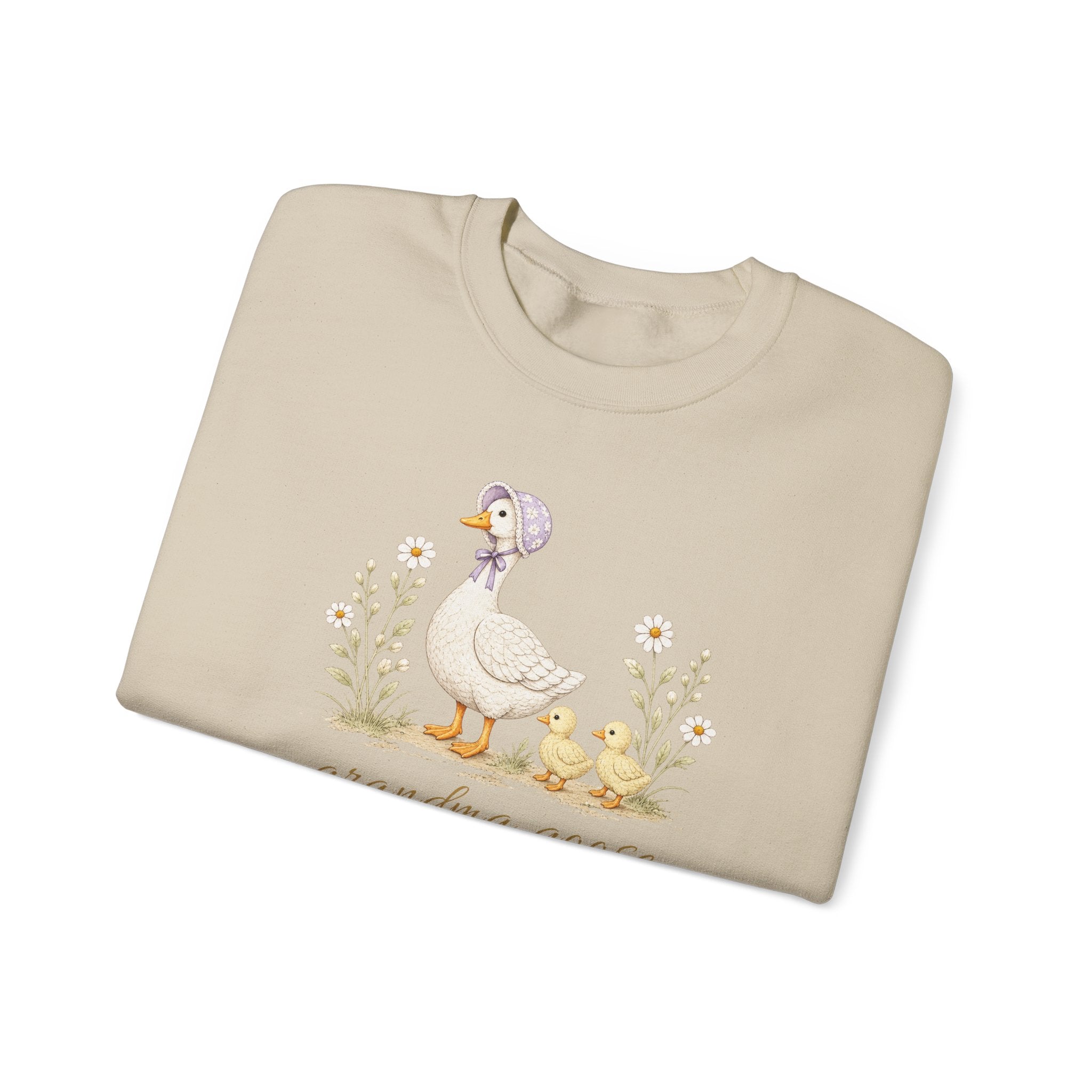 Grandma goose Crewneck Sweatshirt- 2 Chicks