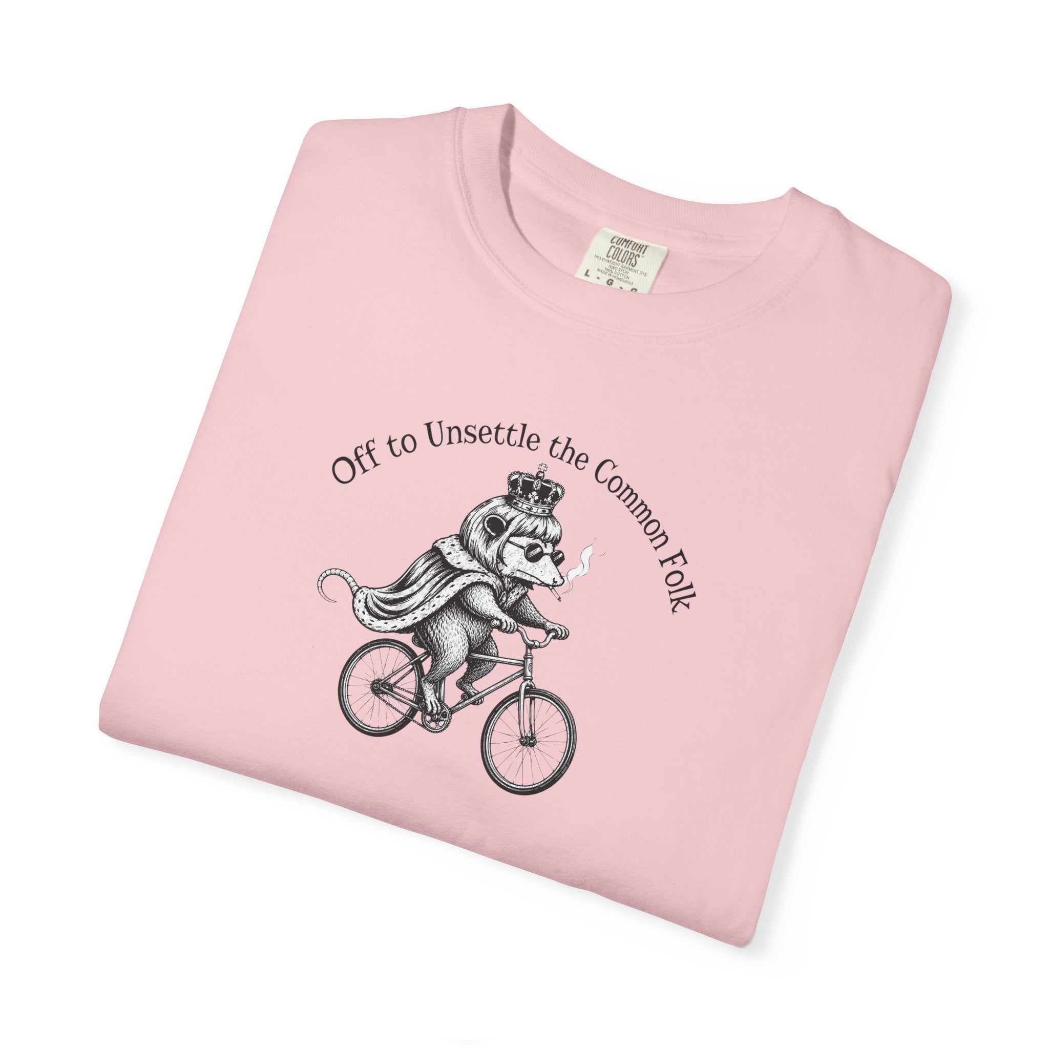Off to Unsettle the Common Folk Opossum T-Shirt