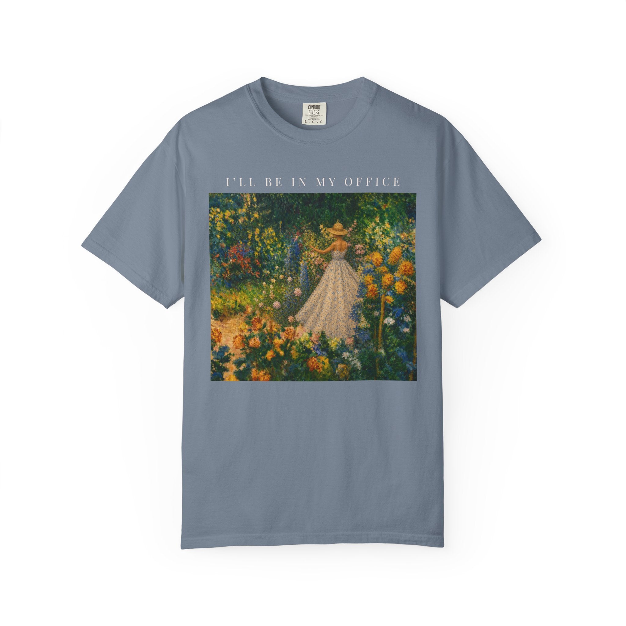 I'll Be In My Office Garden T-Shirt Ivory