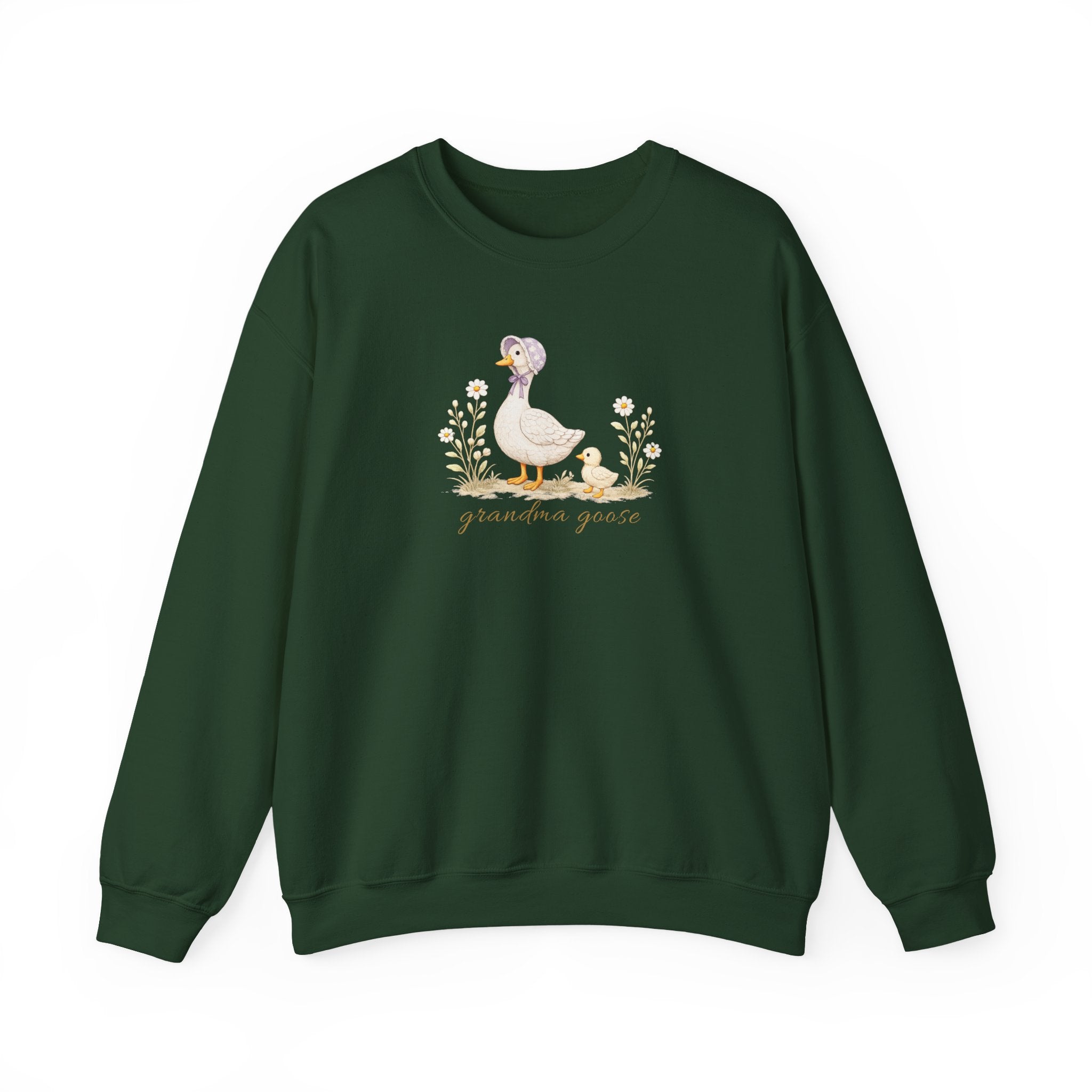 Grandma goose Crewneck Sweatshirt- 1 Chick