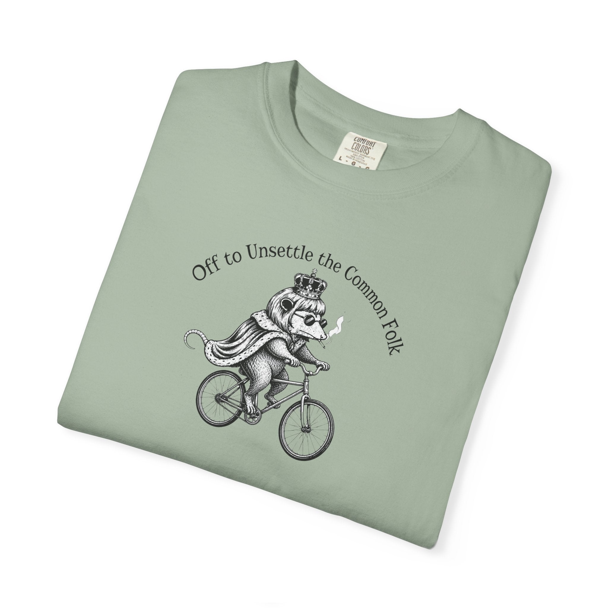 Off to Unsettle the Common Folk Opossum T-Shirt