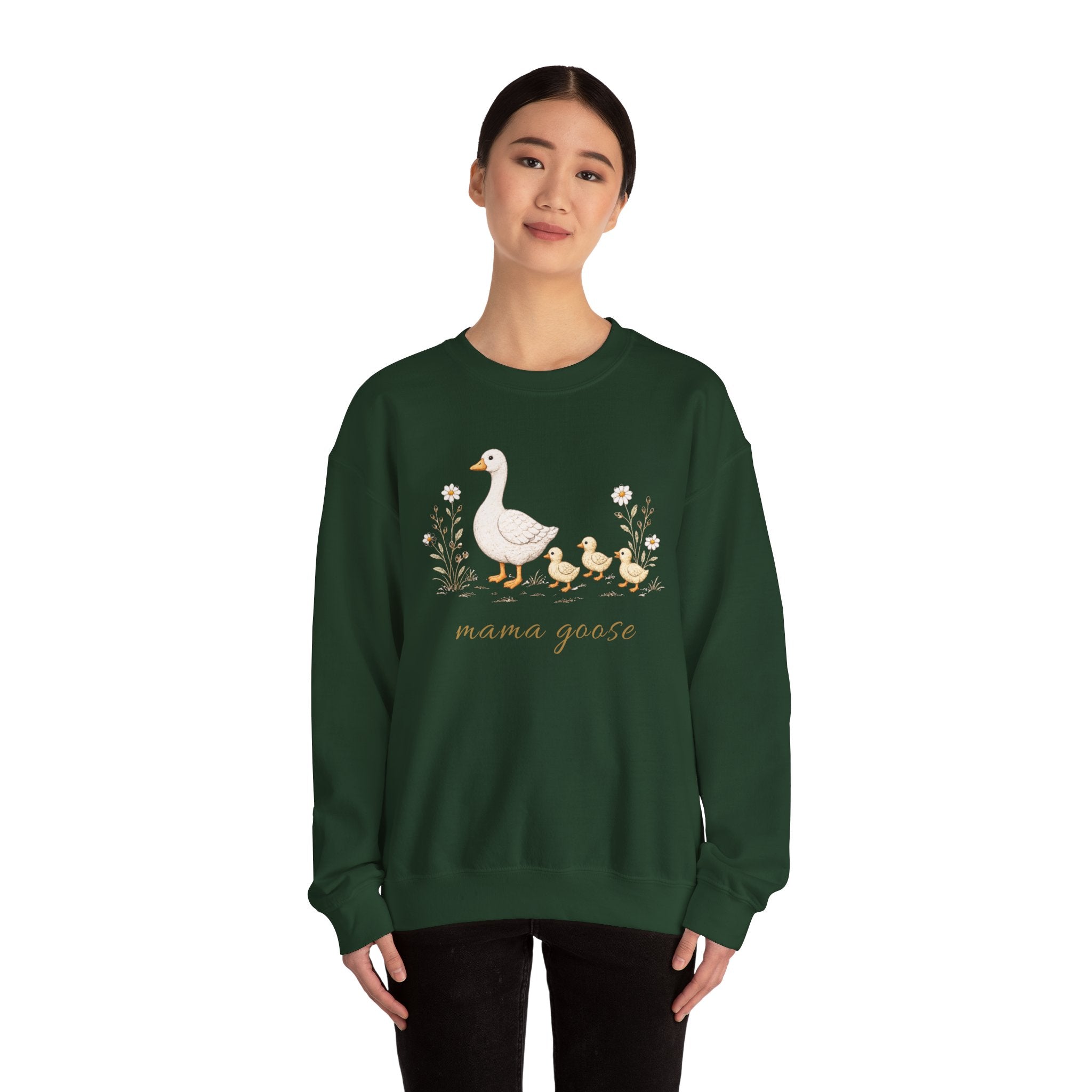 Mama Goose Crewneck Sweatshirt- 3 Chicks