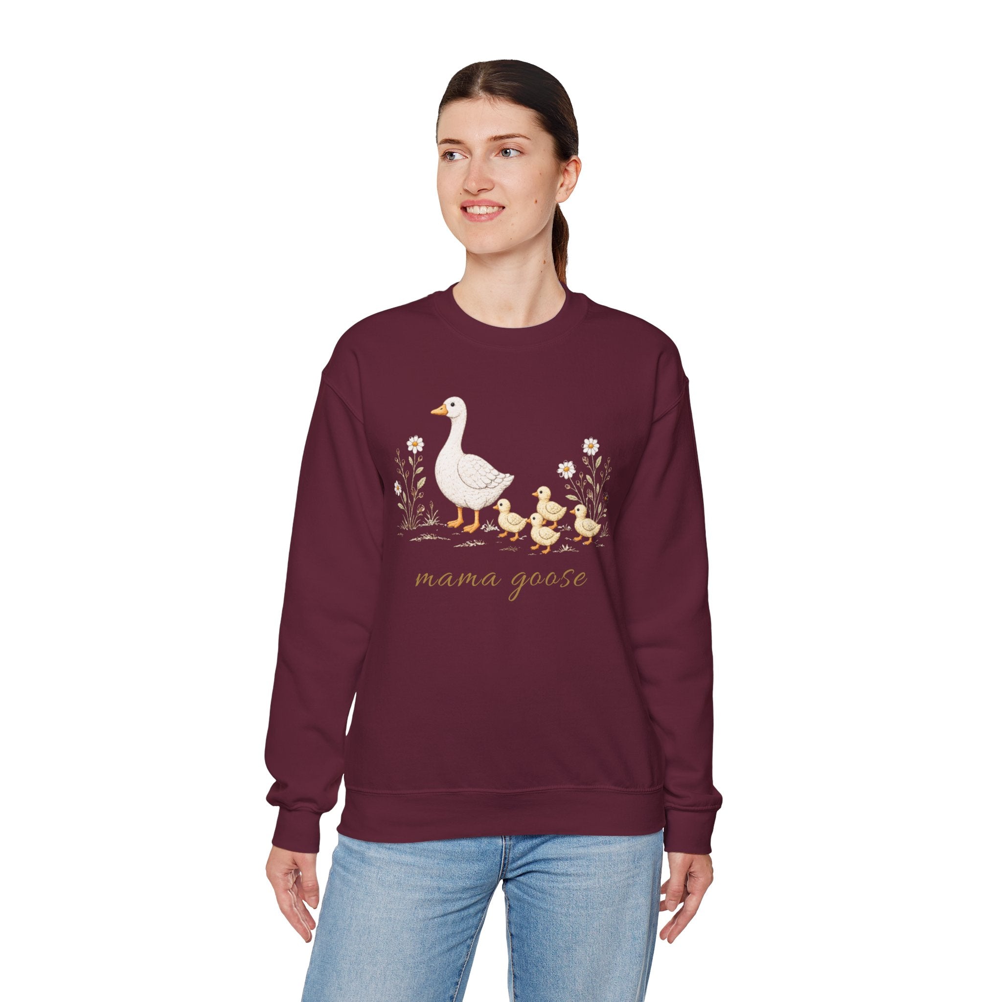 Mama Goose Crewneck Sweatshirt- 4 Chicks