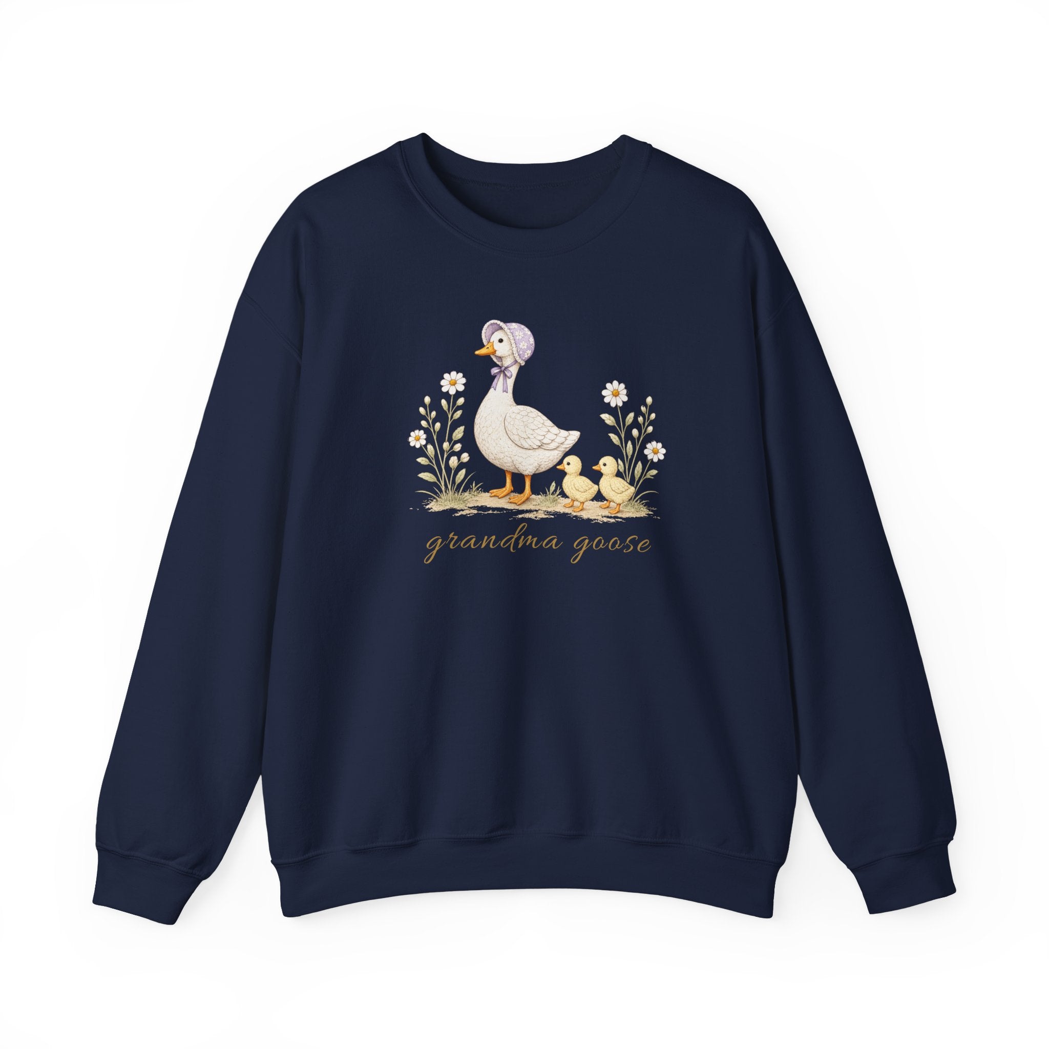 Grandma goose Crewneck Sweatshirt- 2 Chicks