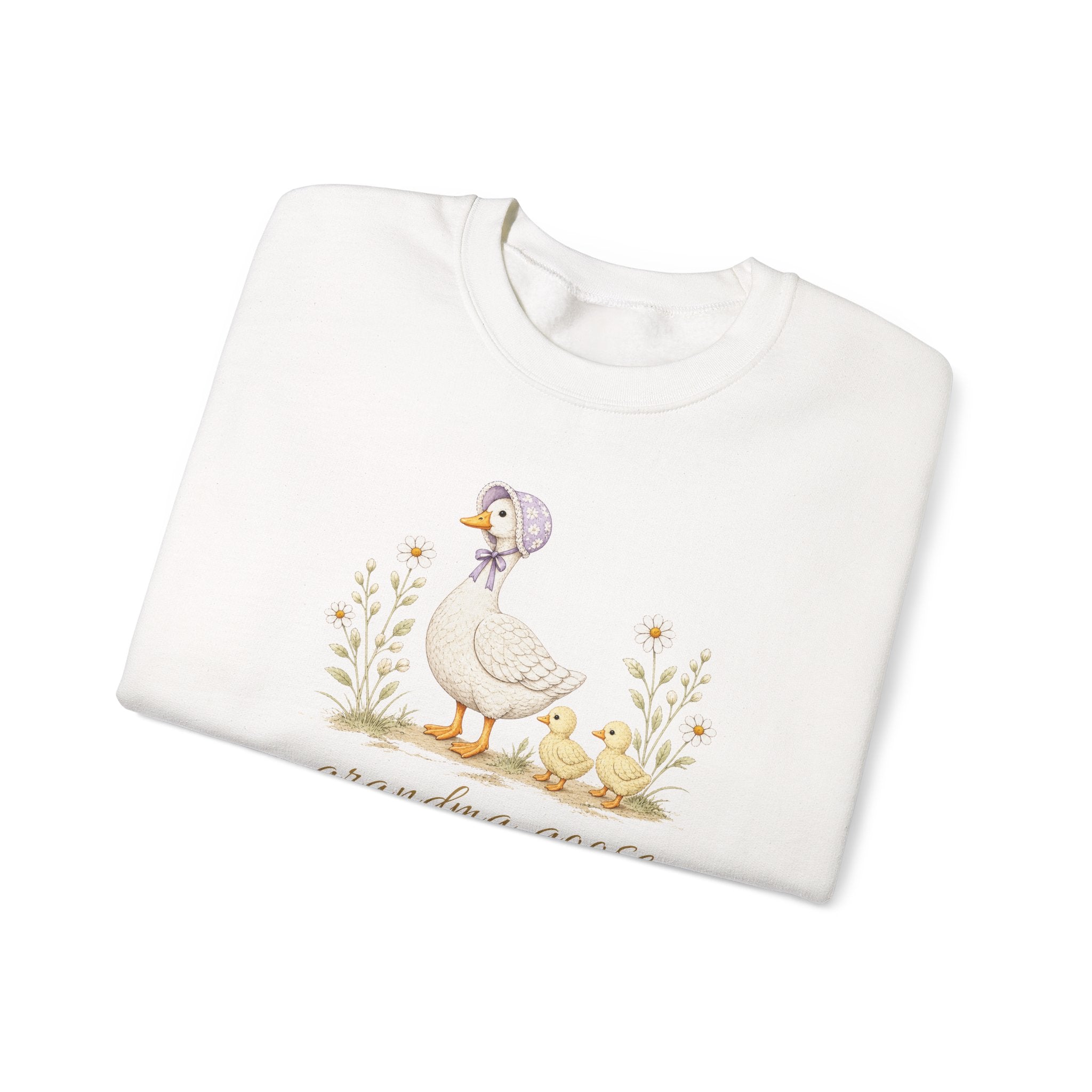 Grandma goose Crewneck Sweatshirt- 2 Chicks