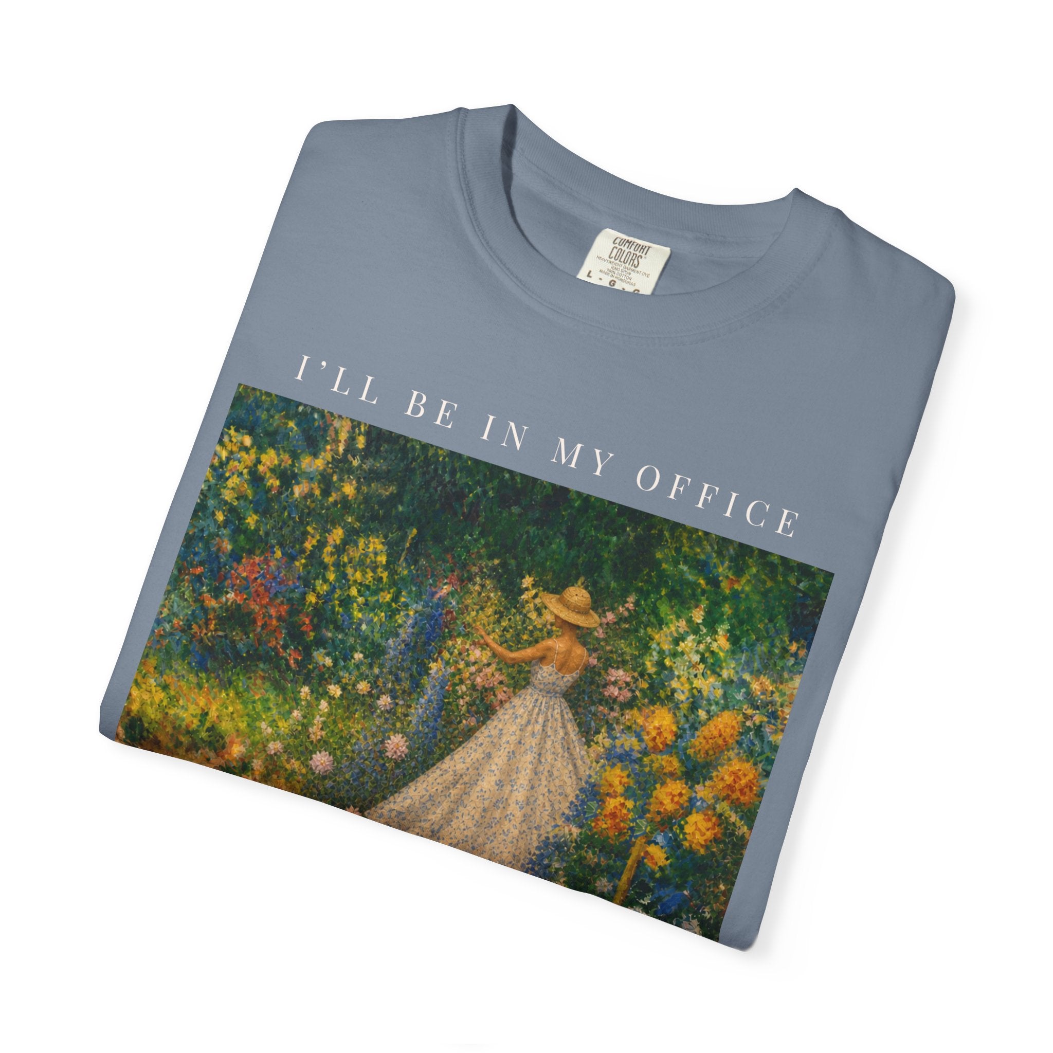 I'll Be In My Office Garden T-Shirt Ivory