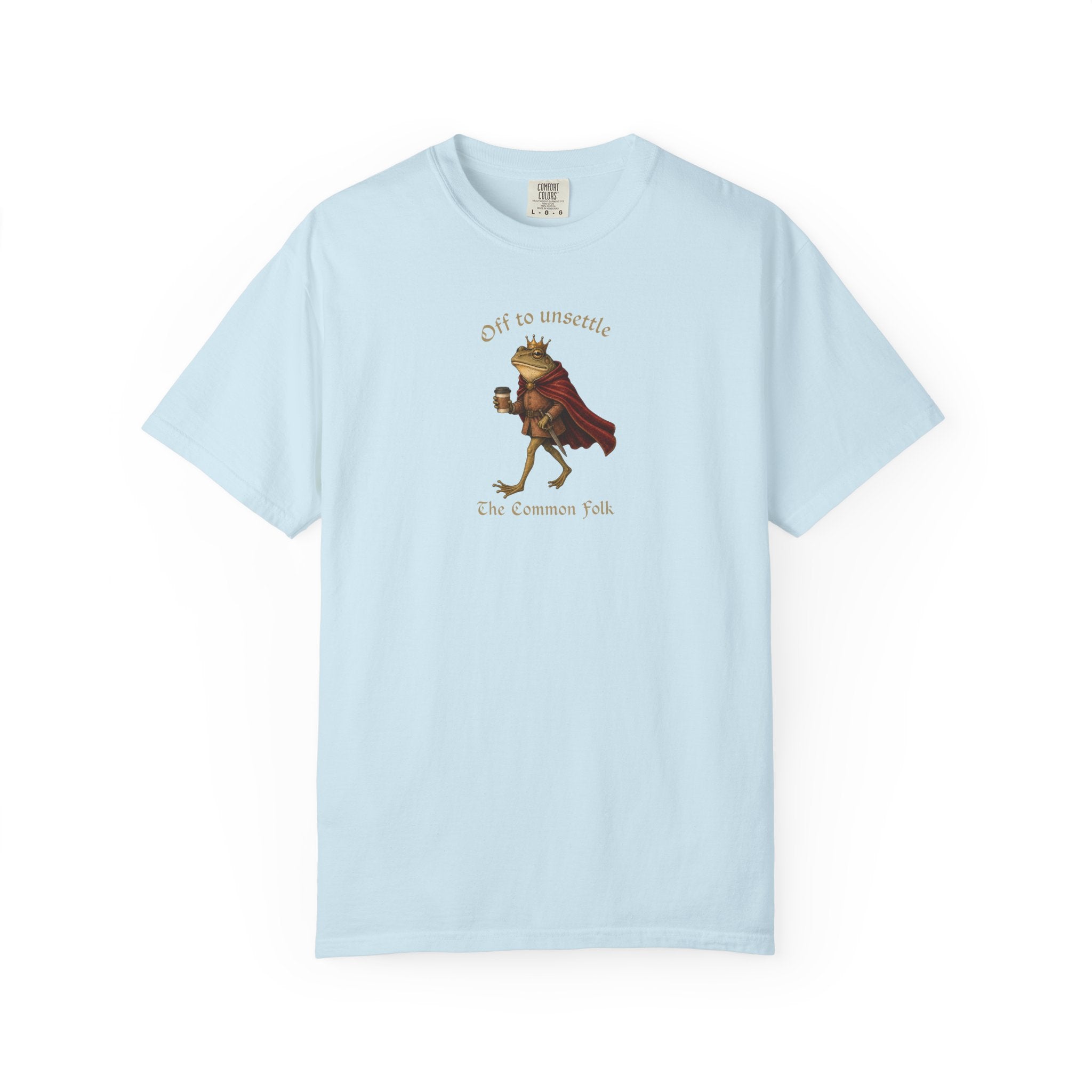 Off to Unsettle the Common Folk Frog Graphic T-Shirt