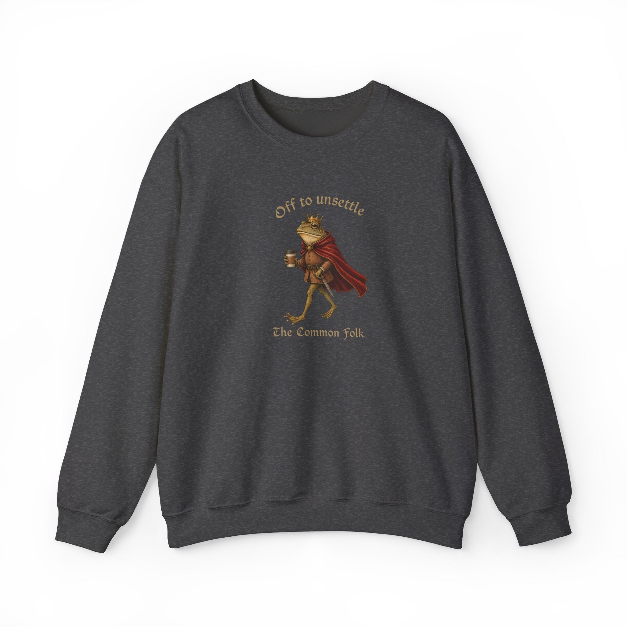 Off to Unsettle the Common Folk Crewneck