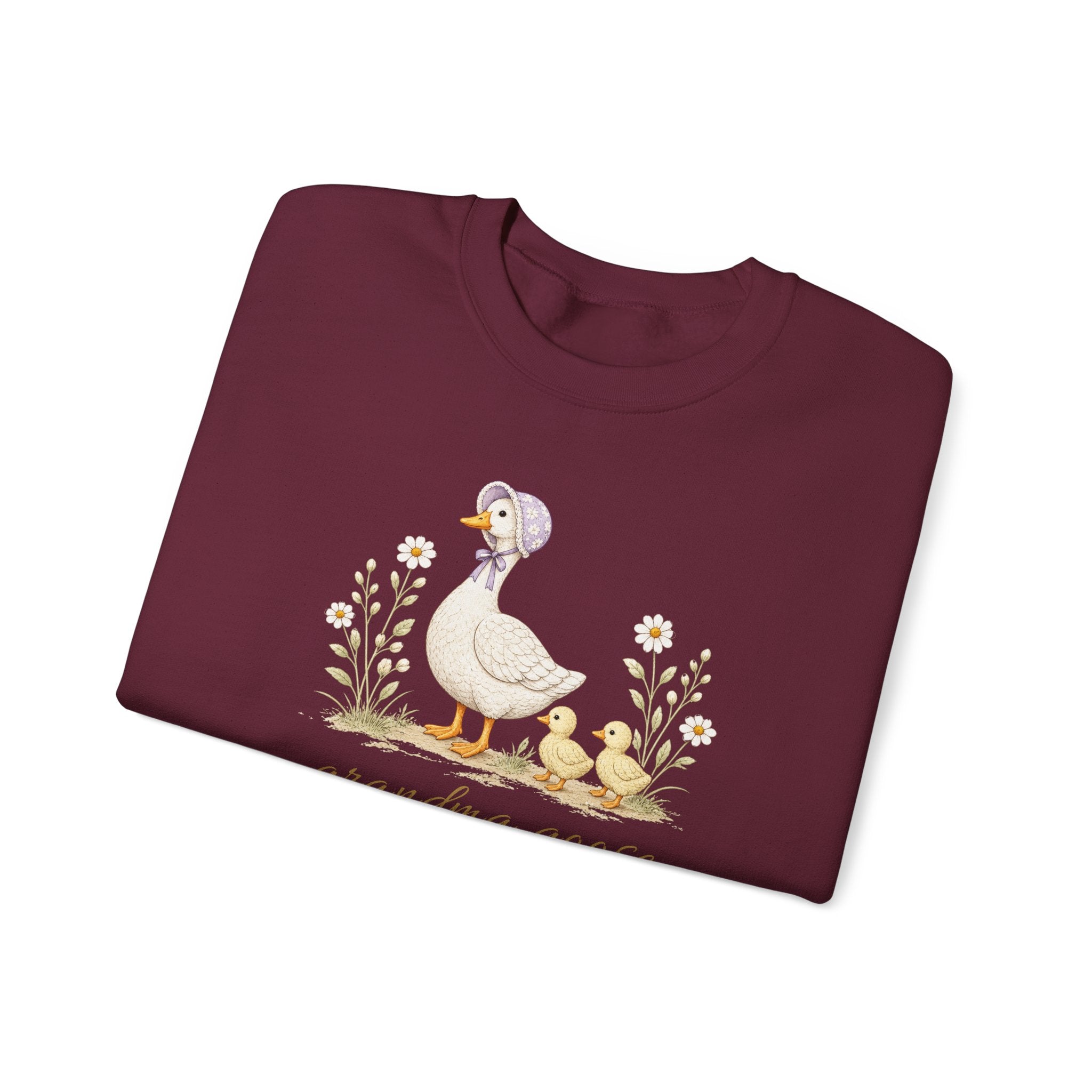 Grandma goose Crewneck Sweatshirt- 2 Chicks