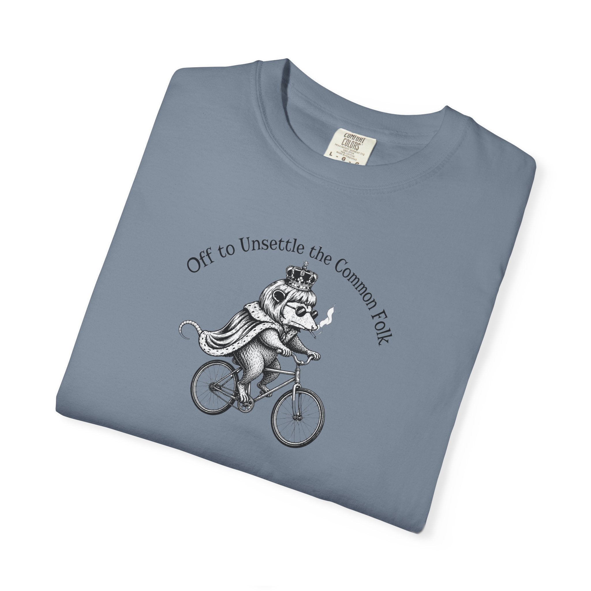 Off to Unsettle the Common Folk Opossum T-Shirt