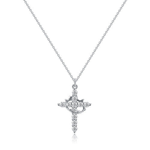 Crown Cross Faith Necklace