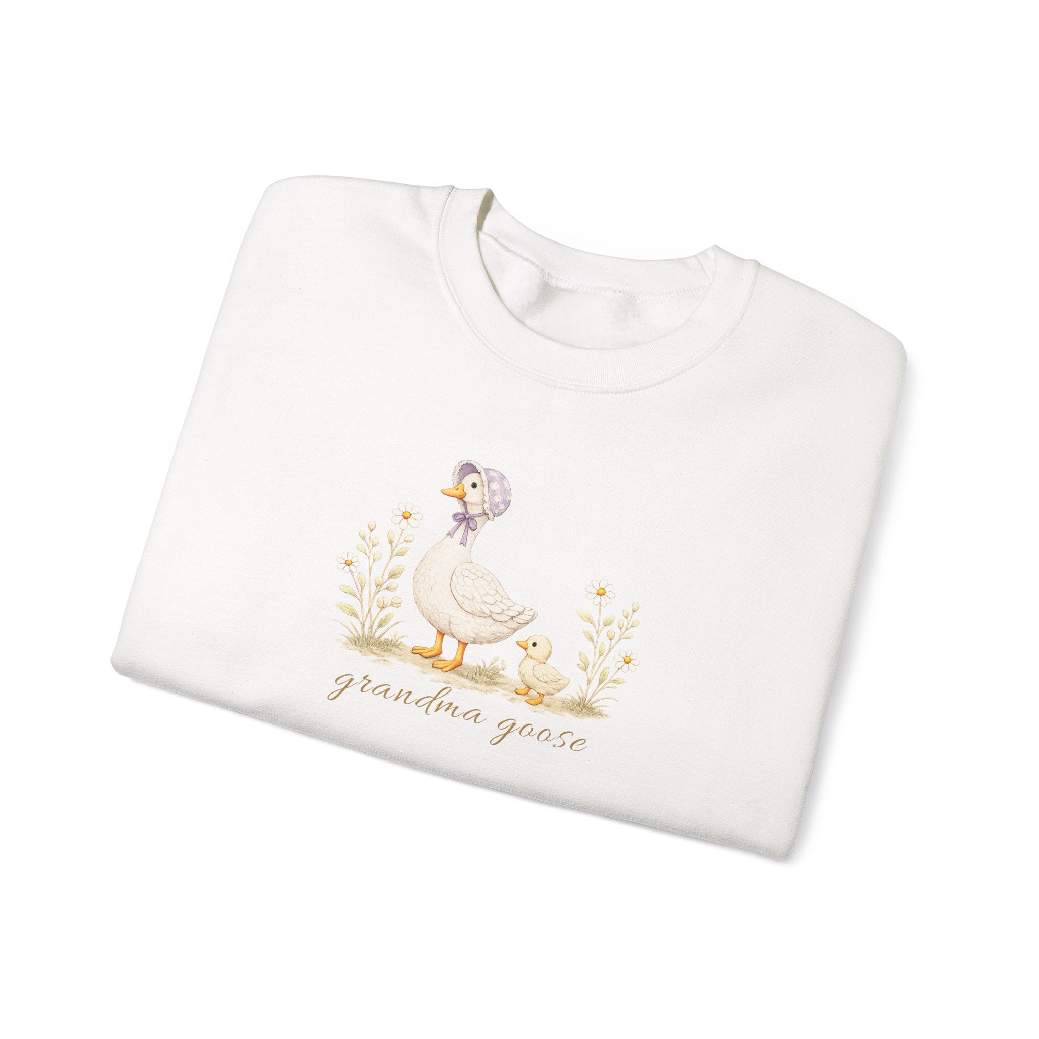Grandma goose Crewneck Sweatshirt- 1 Chick