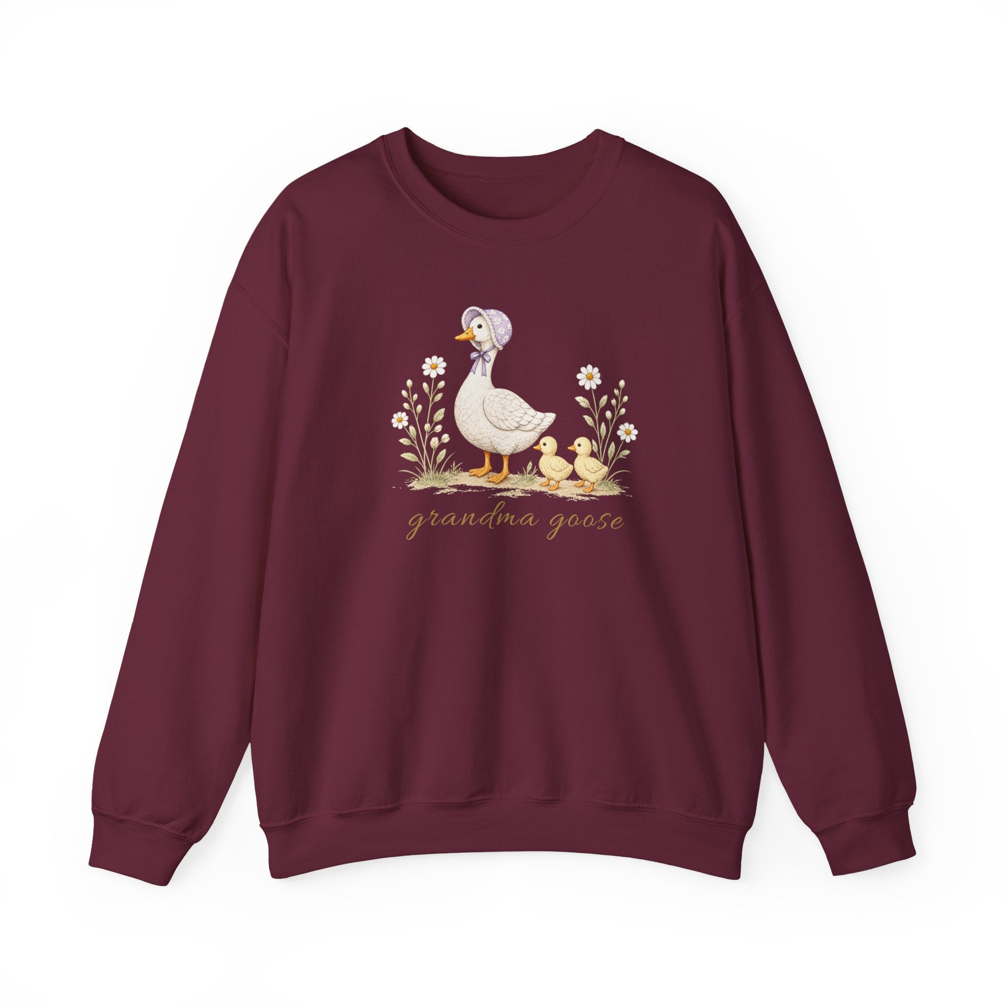 Grandma goose Crewneck Sweatshirt- 2 Chicks