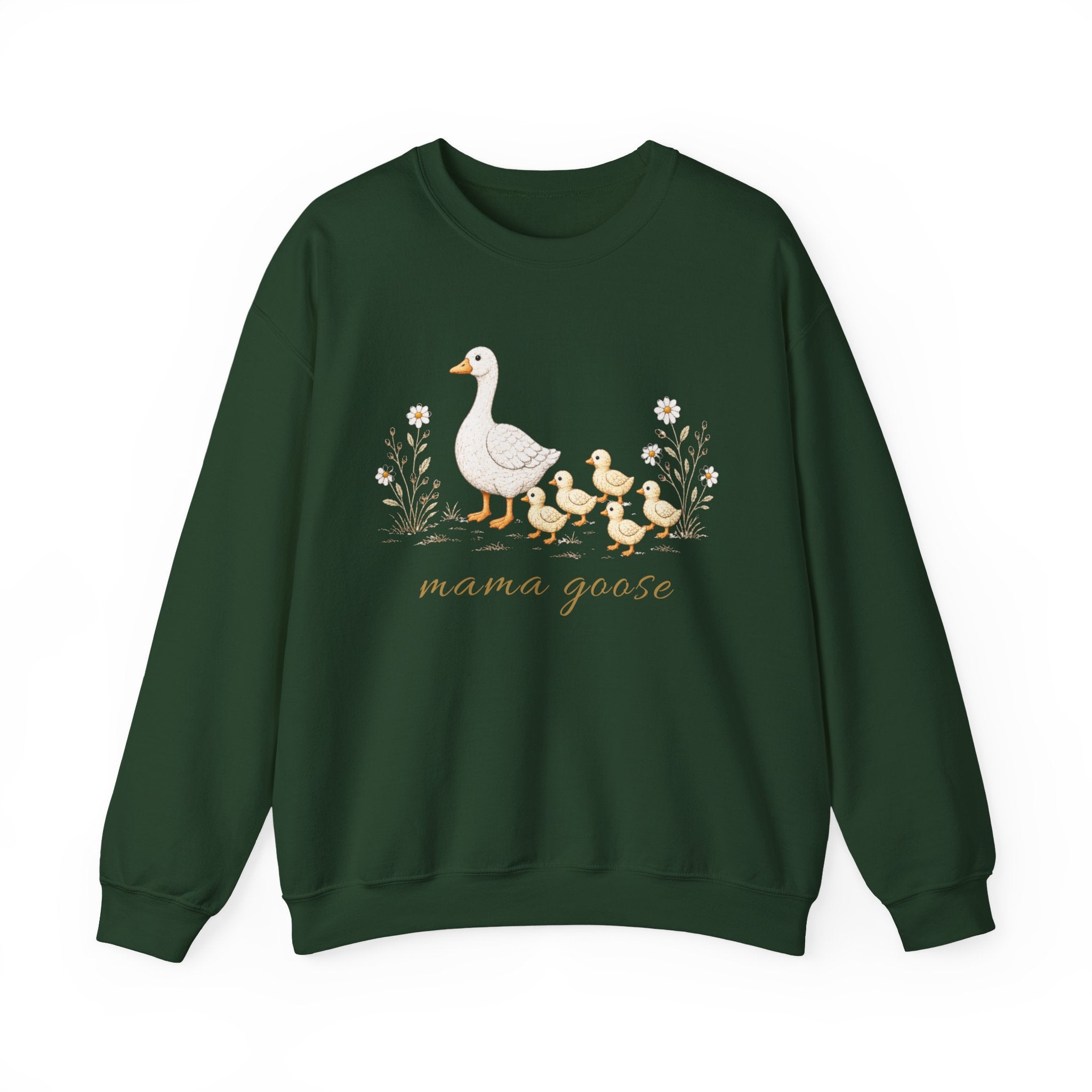 Mama Goose Crewneck Sweatshirt- 5 Chicks