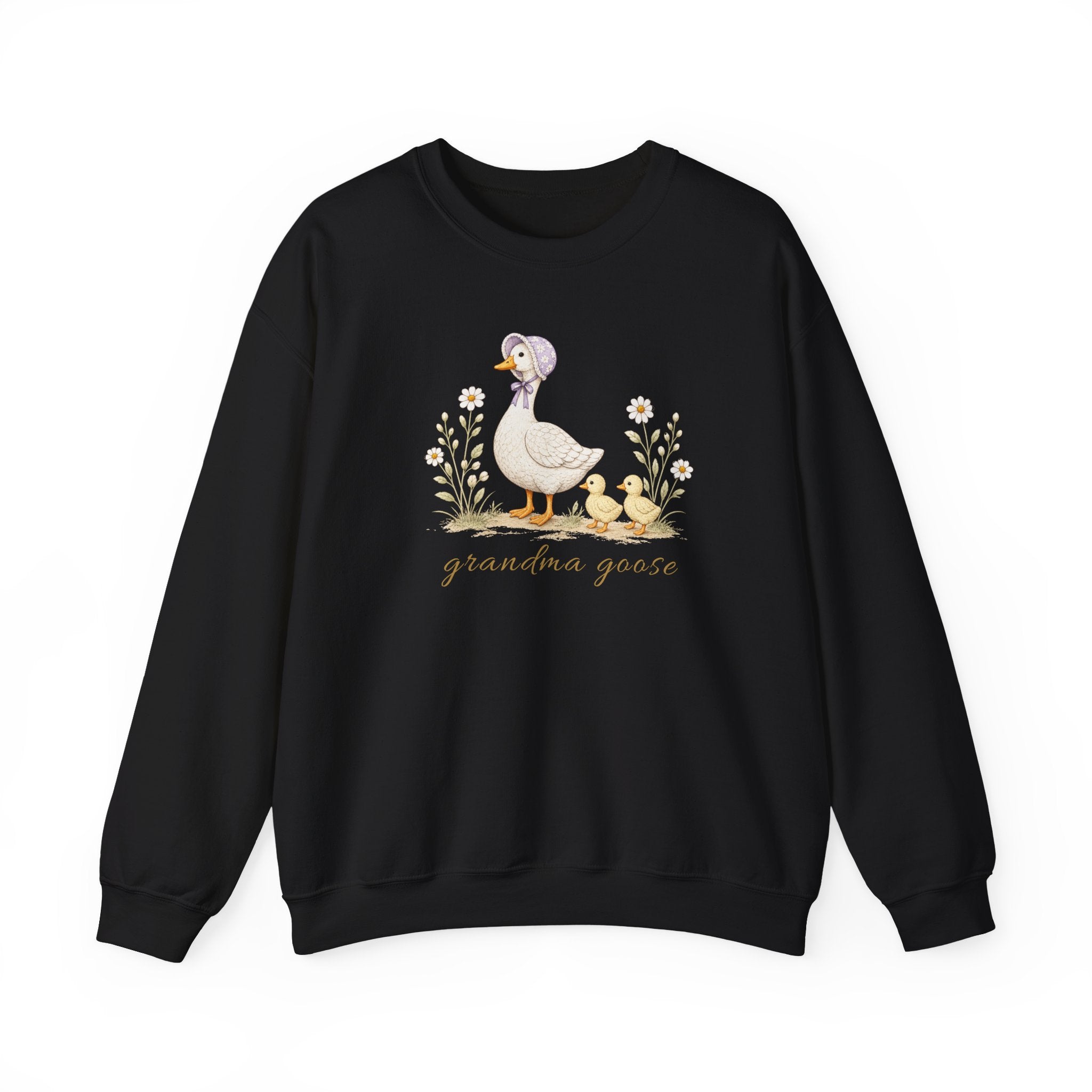 Grandma goose Crewneck Sweatshirt- 2 Chicks