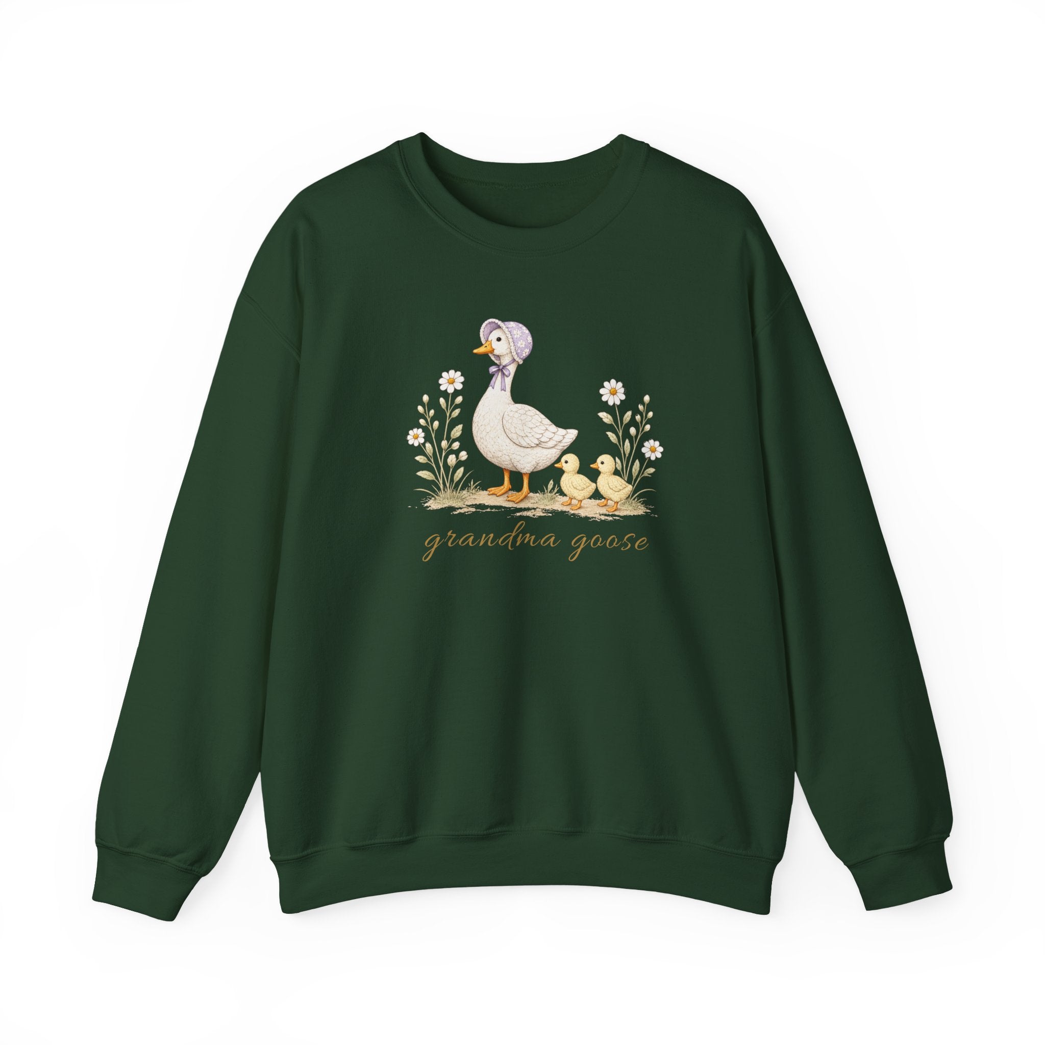 Grandma goose Crewneck Sweatshirt- 2 Chicks