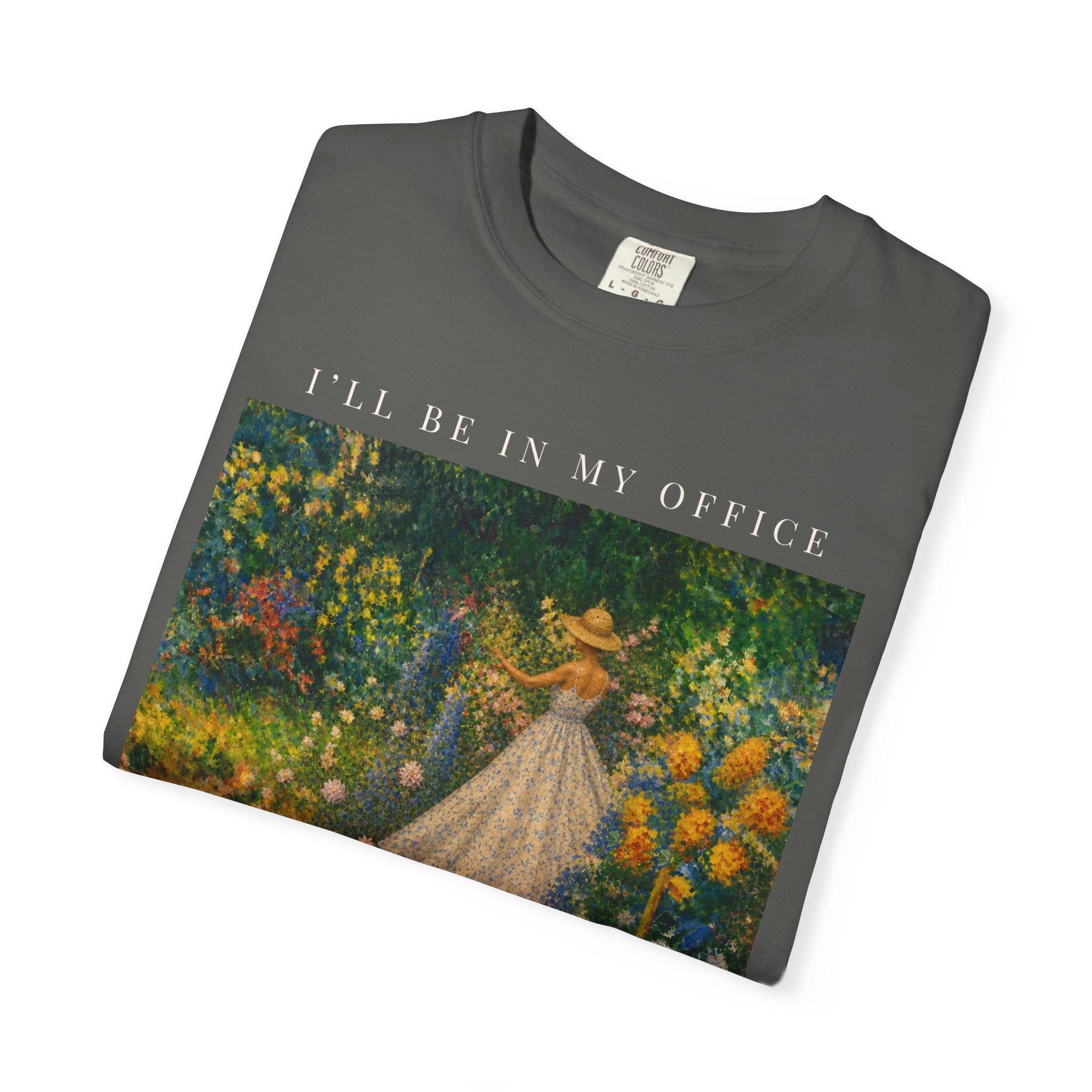 I'll Be In My Office Garden T-Shirt Ivory