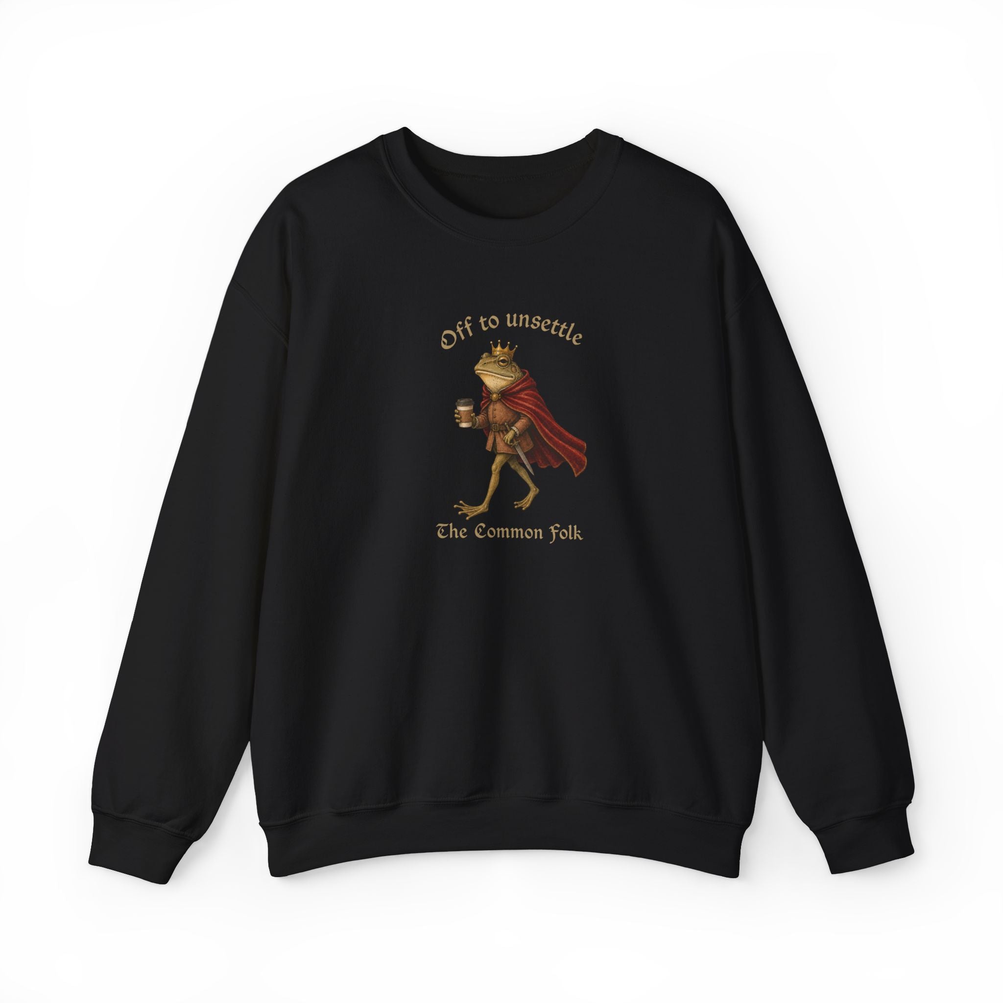 Off to Unsettle the Common Folk Crewneck