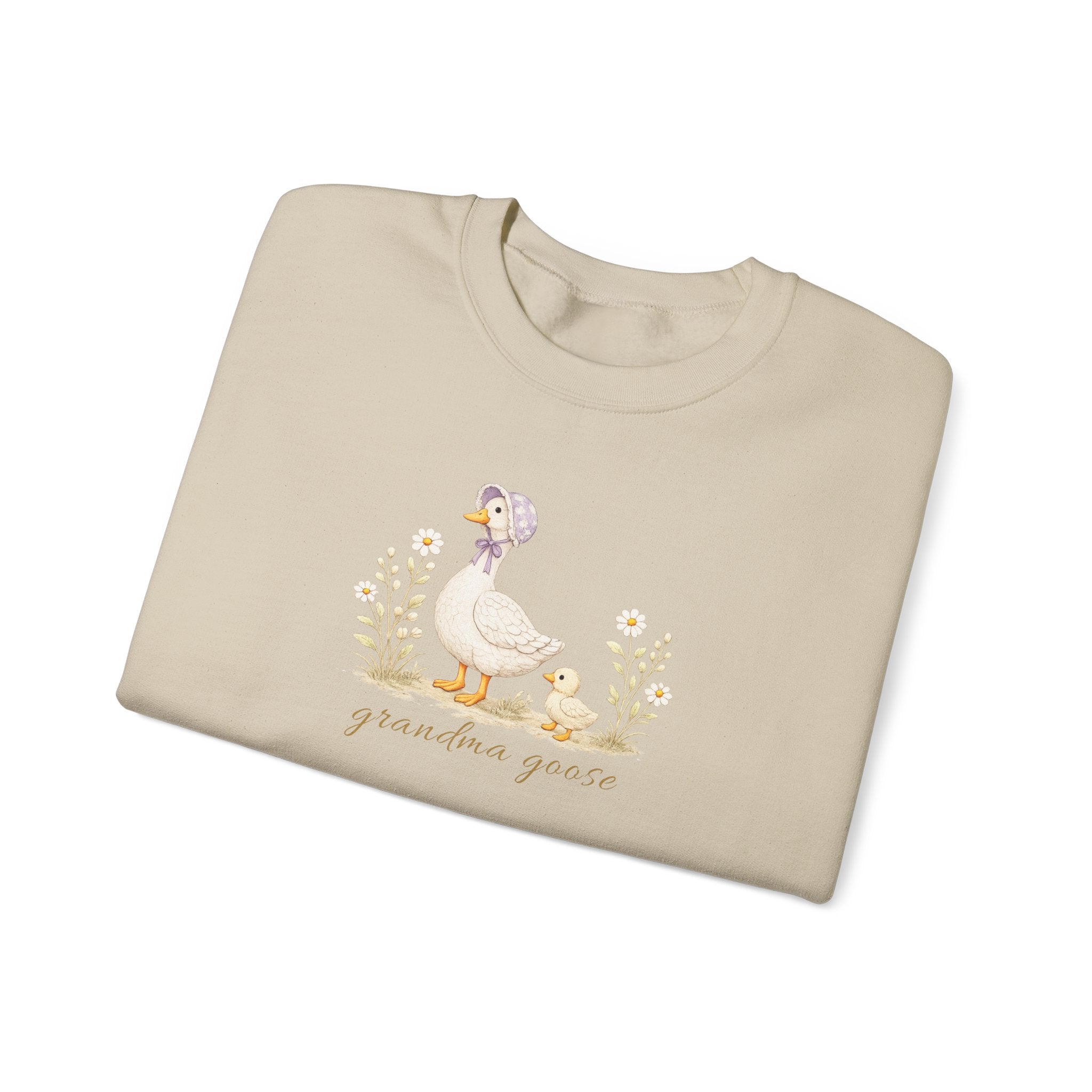 Grandma goose Crewneck Sweatshirt- 1 Chick