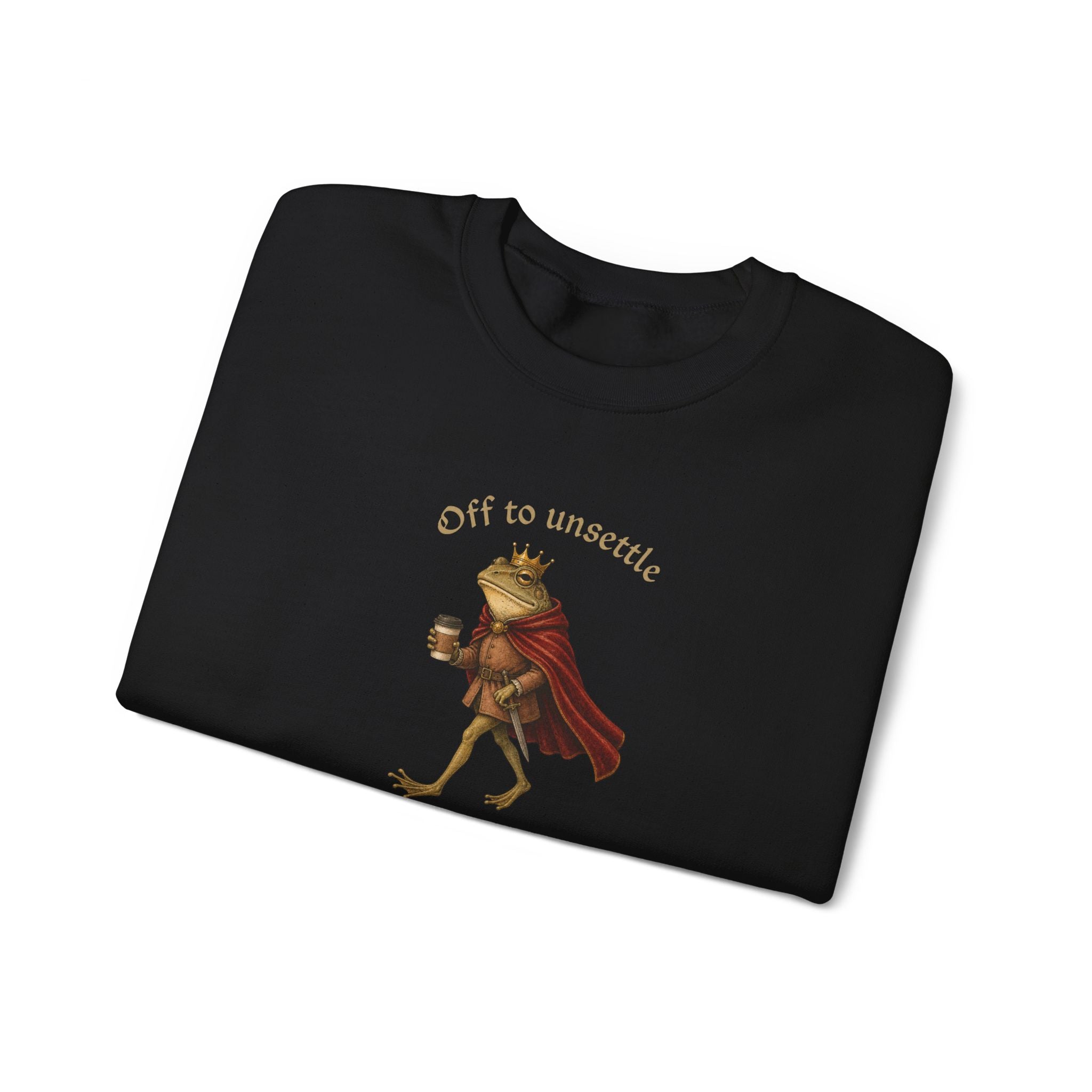 Off to Unsettle the Common Folk Crewneck