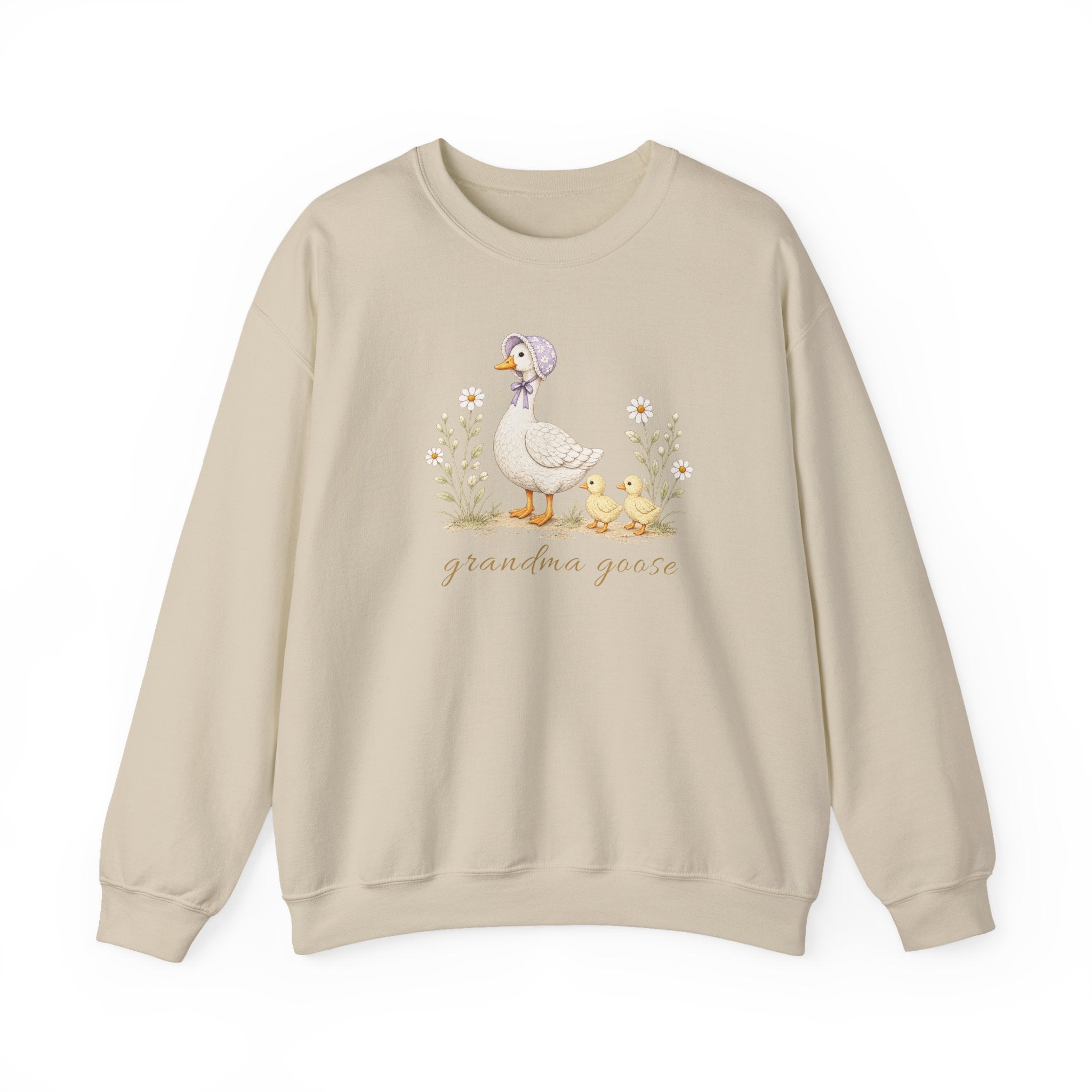 Grandma goose Crewneck Sweatshirt- 2 Chicks
