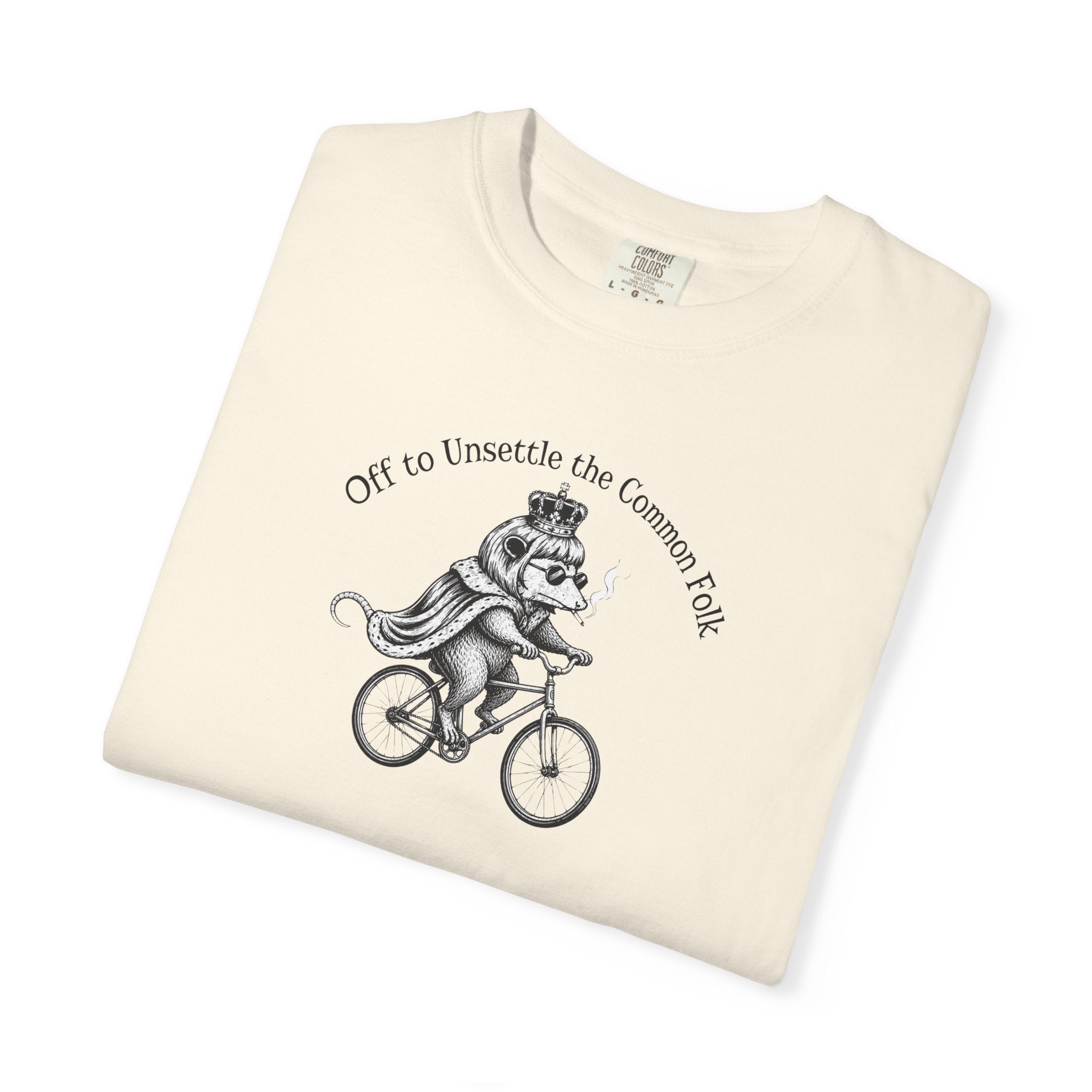 Off to Unsettle the Common Folk Opossum T-Shirt