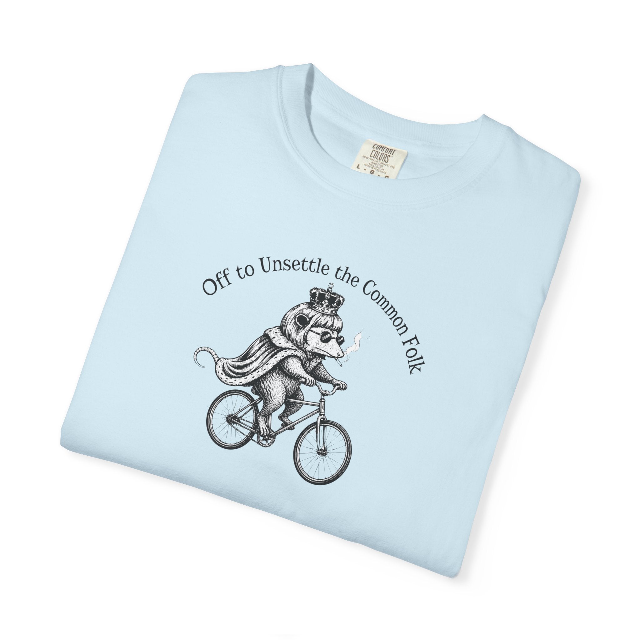 Off to Unsettle the Common Folk Opossum T-Shirt