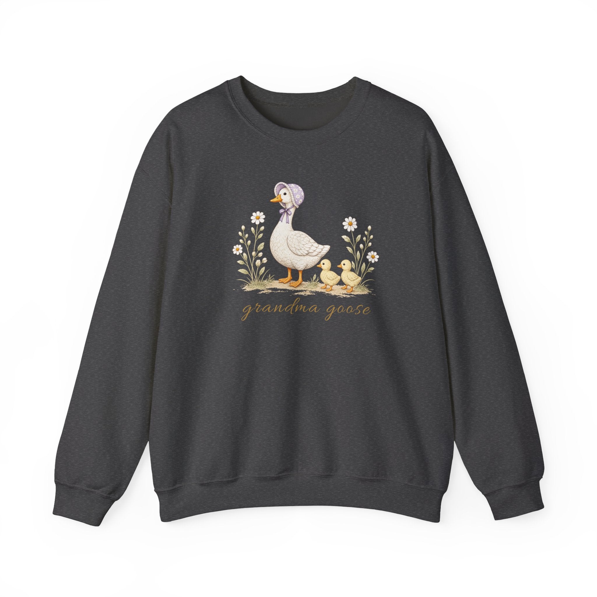 Grandma goose Crewneck Sweatshirt- 2 Chicks