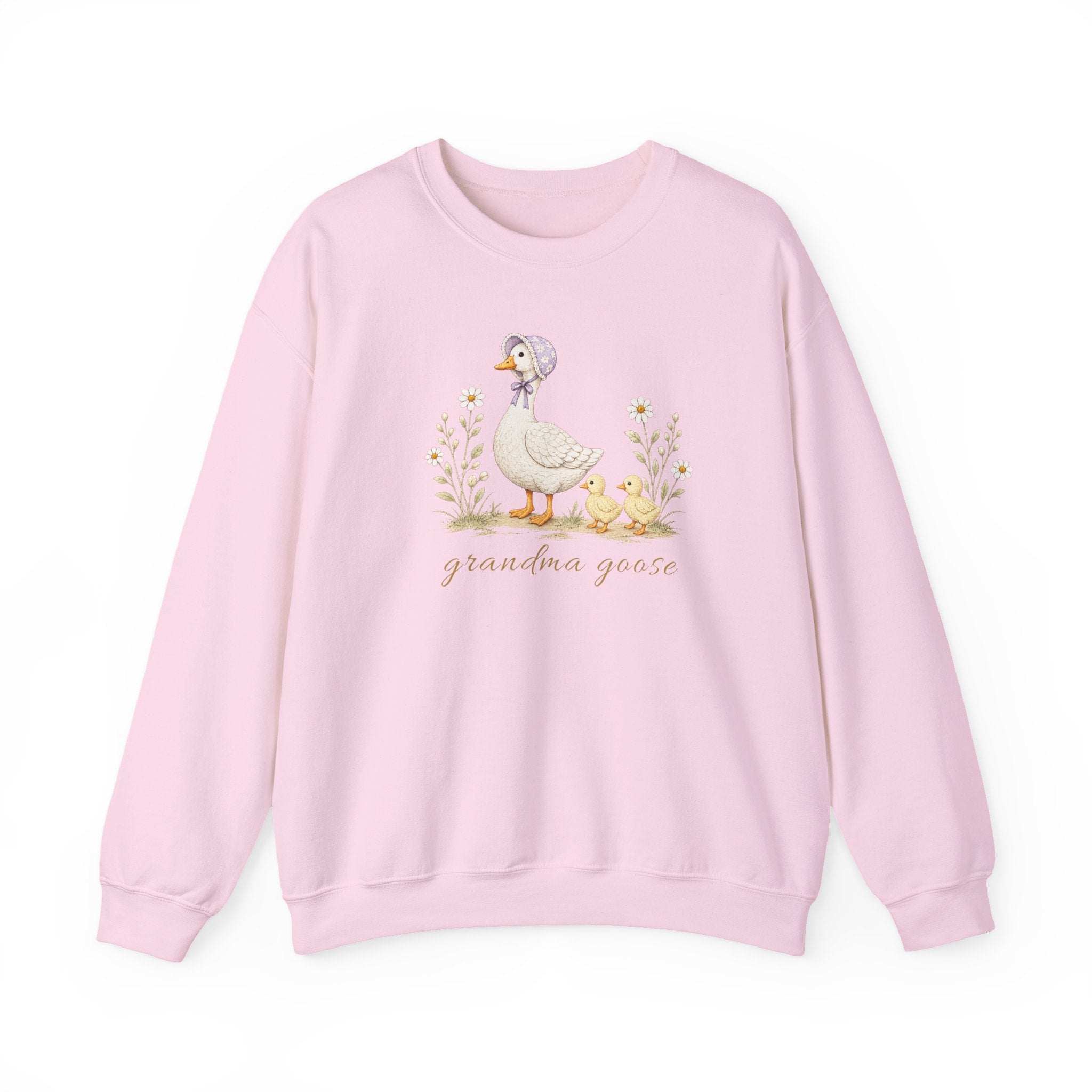Grandma goose Crewneck Sweatshirt- 2 Chicks