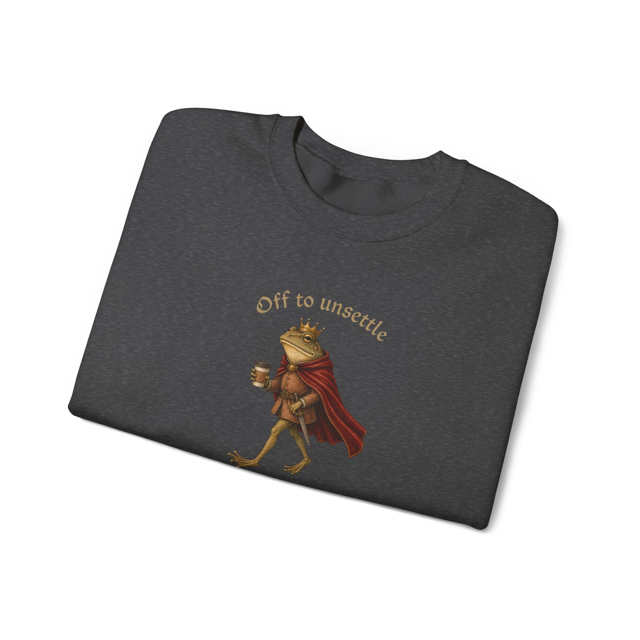 Off to Unsettle the Common Folk Crewneck