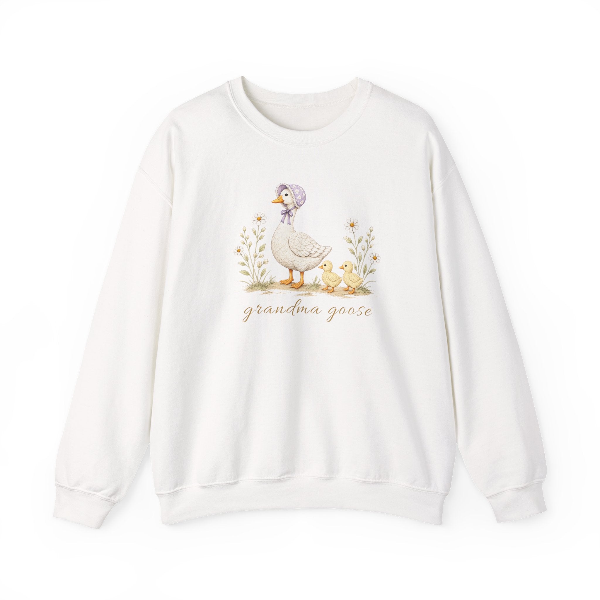 Grandma goose Crewneck Sweatshirt- 2 Chicks