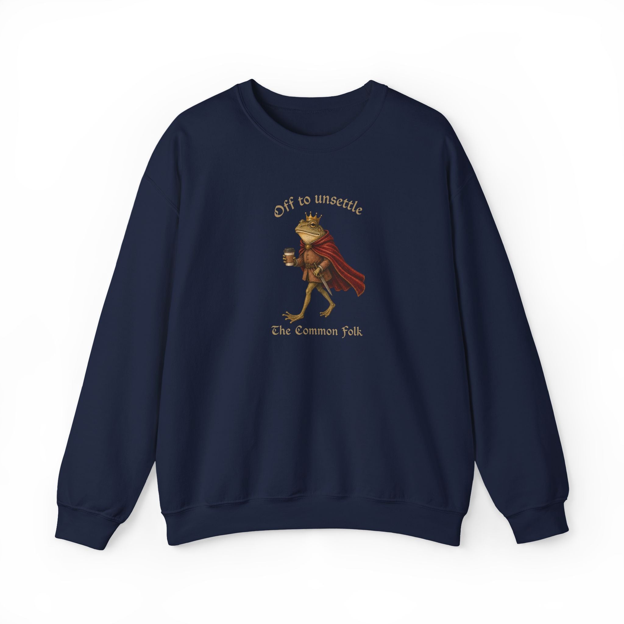 Off to Unsettle the Common Folk Crewneck