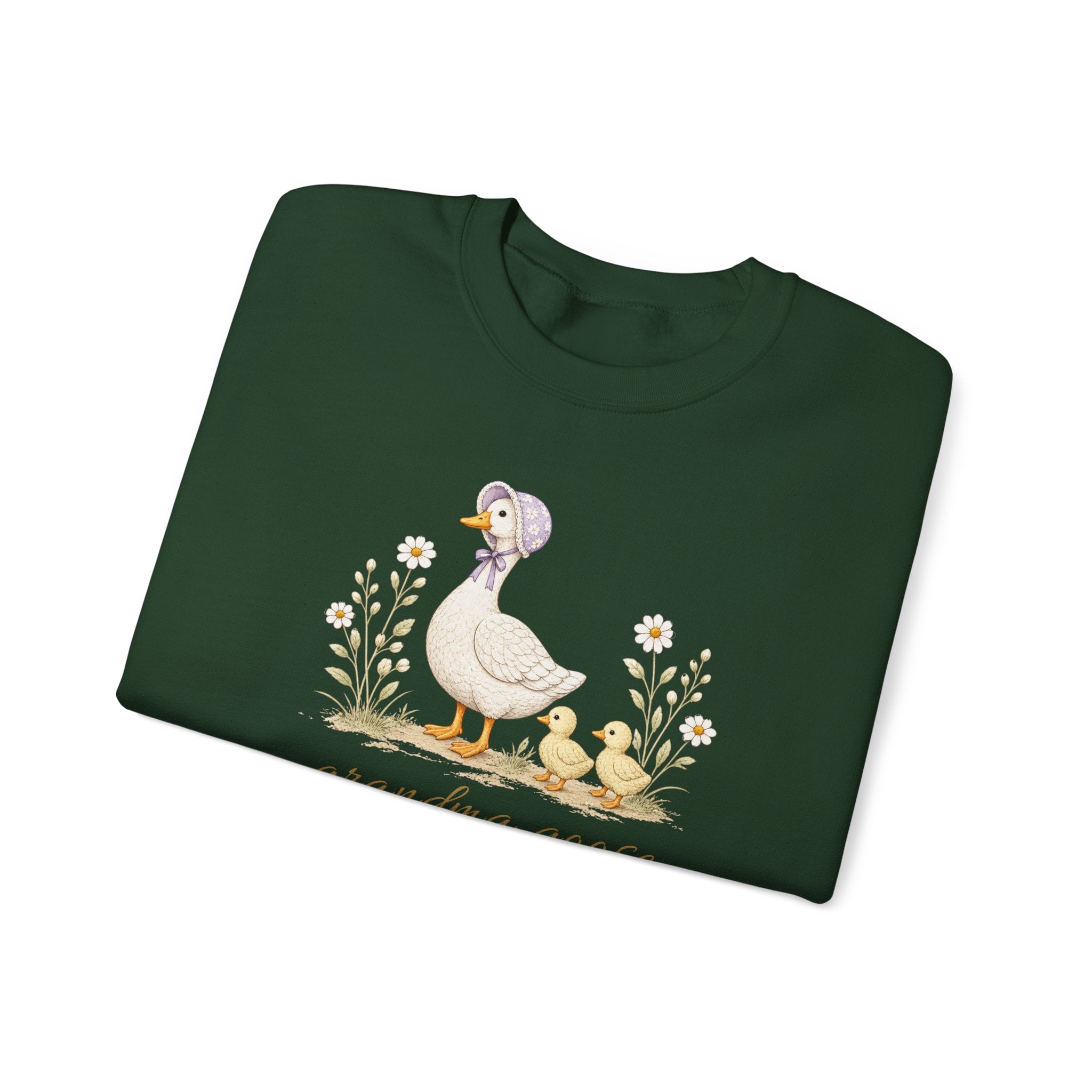 Grandma goose Crewneck Sweatshirt- 2 Chicks