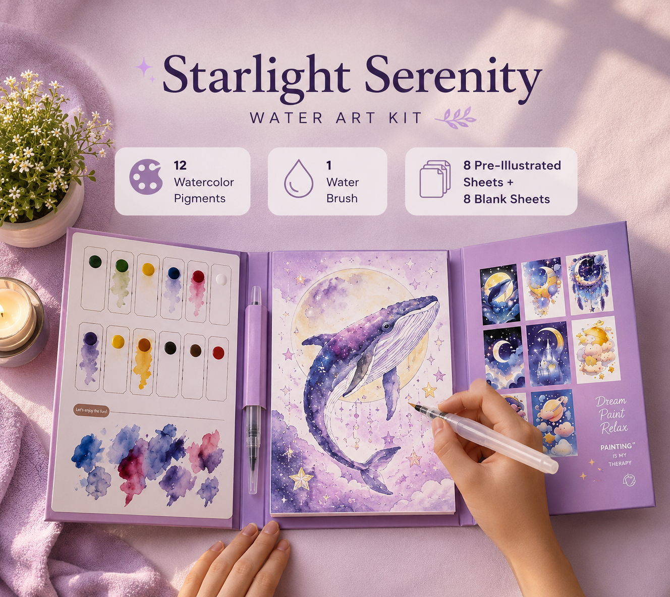 Calm & Color Water Art Kit