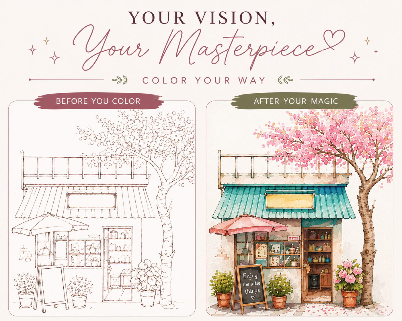 Calm & Color Water Art Kit