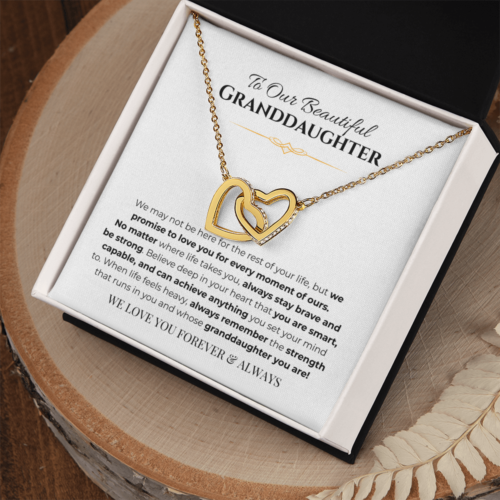 To Our Granddaughter Interlocking Heart - Simplicity