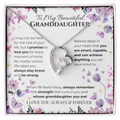 To My Granddaughter- Purple Butterflies