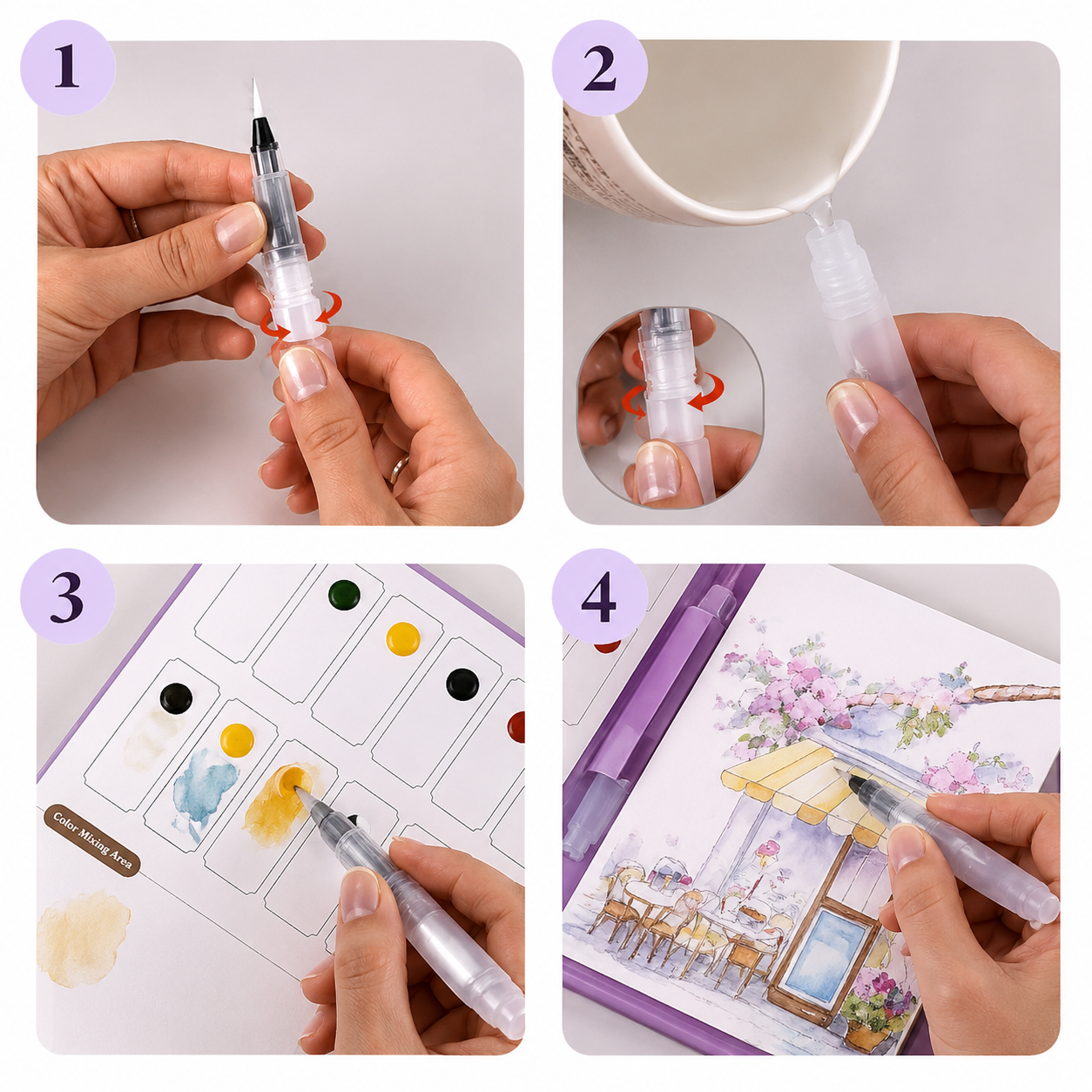 Calm & Color Water Art Kit