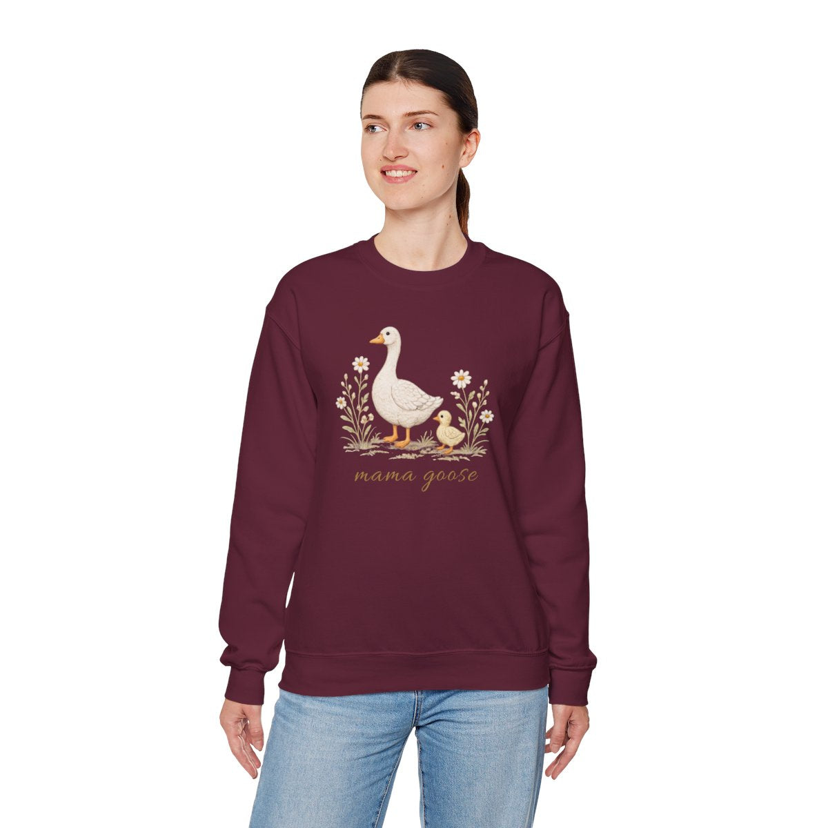 Mama Goose Crewneck Sweatshirt - 1 chick